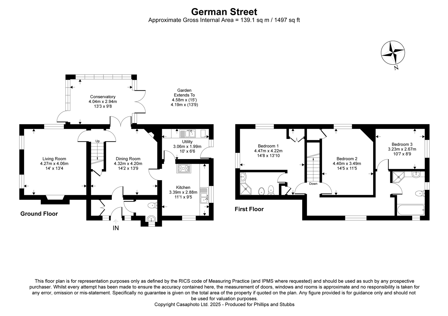 Garden Cottage, German Street, East Sussex floorplan