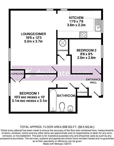 63, Abbey Gardens, Reading floorplan