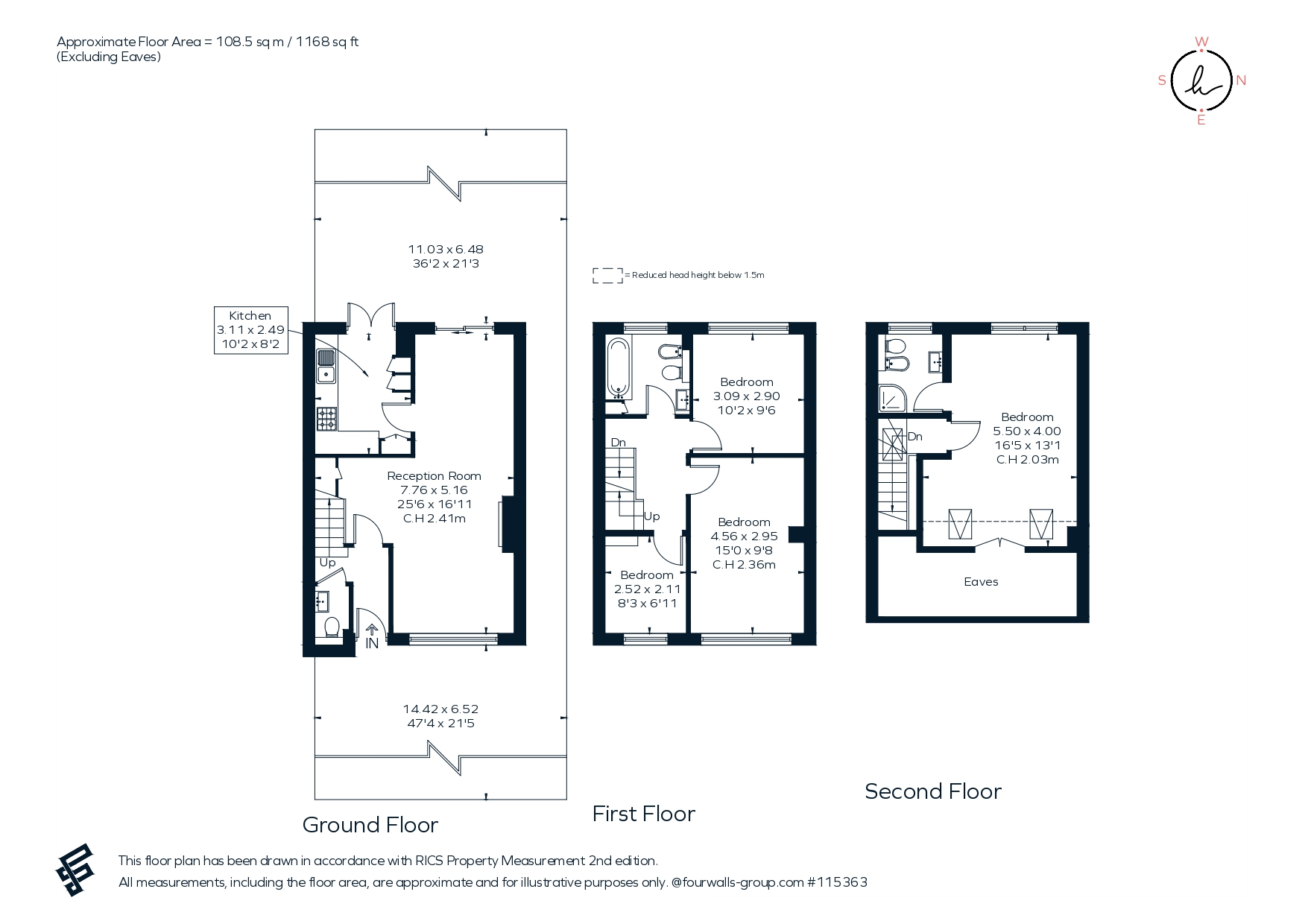 5, The Fieldings, London floorplan