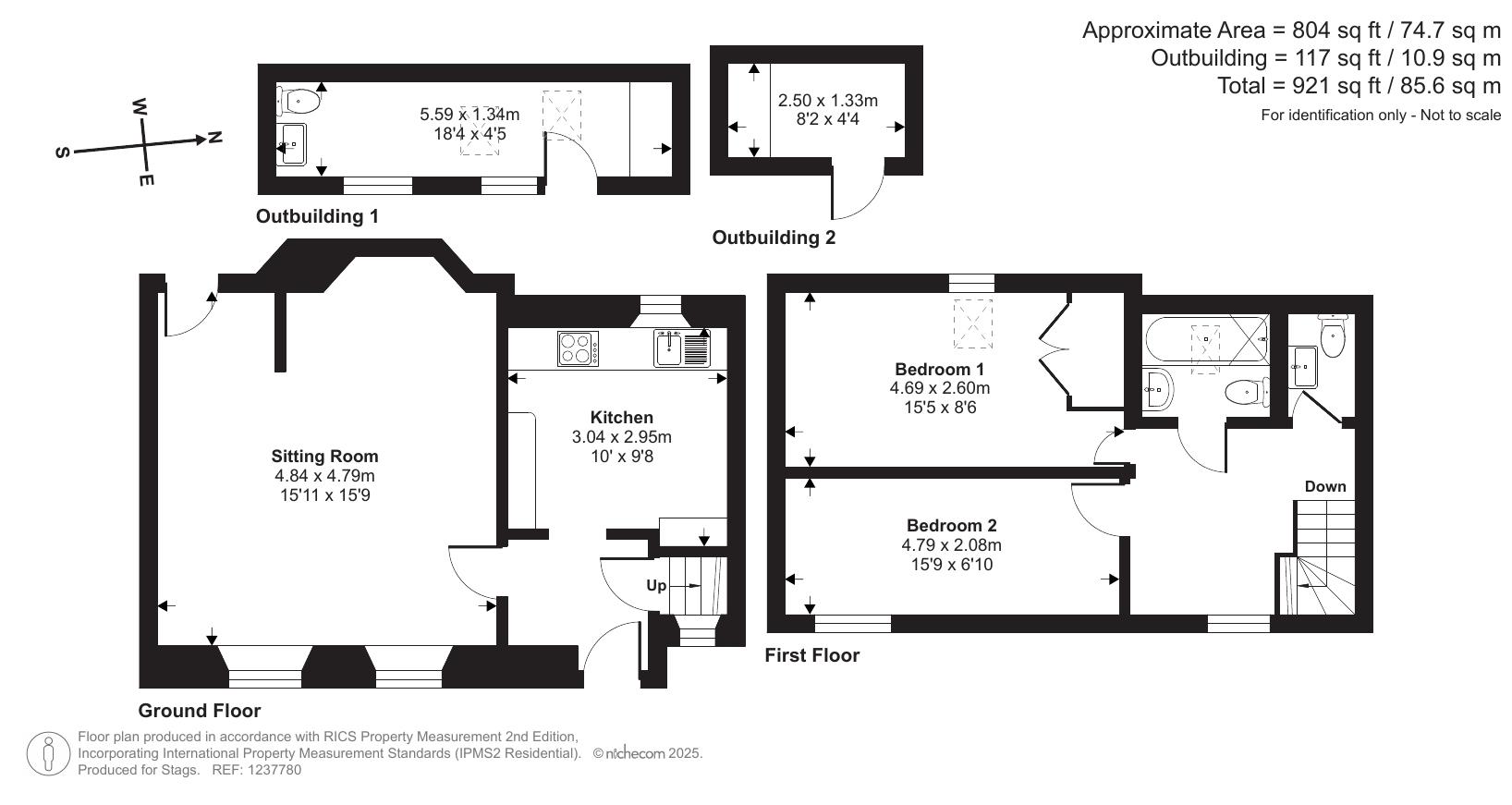 2 Netherton Hill, Exeter floorplan