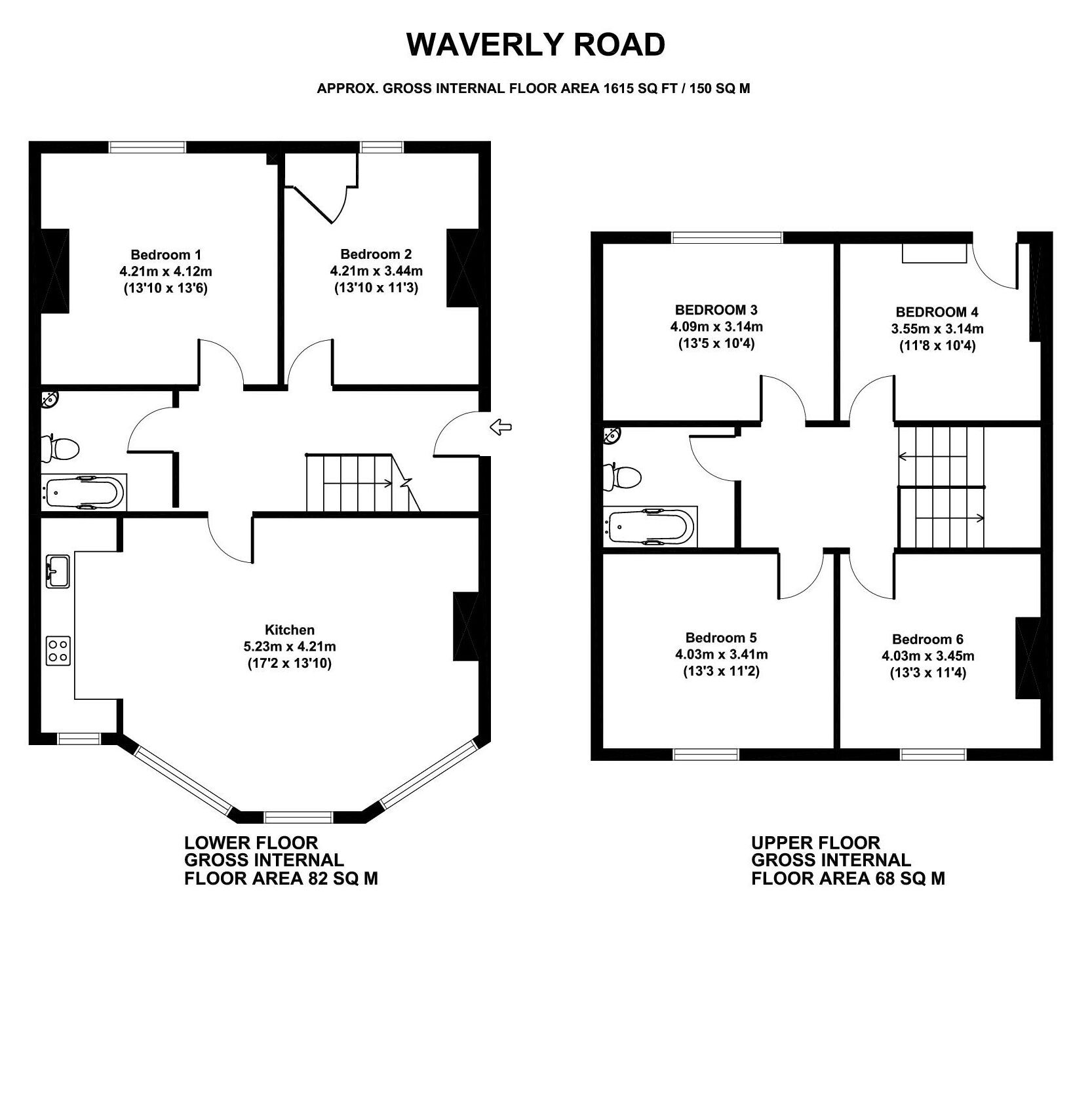 6 Bedrooms Maisonette to rent in Waverley Road, Redland, Bristol BS6
