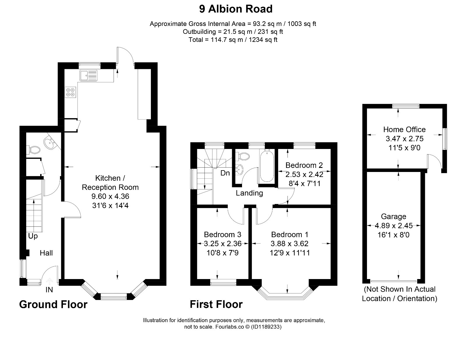9, Albion Road, Buckinghamshire floorplan