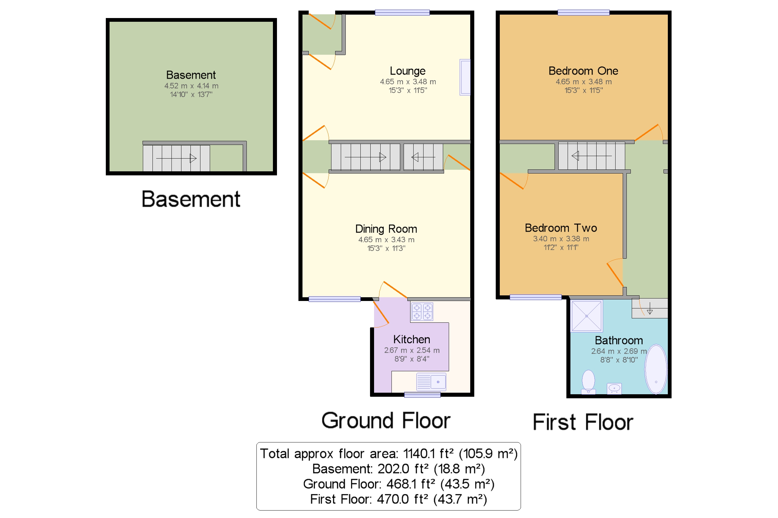 13, Buxton Road, Stockport floorplan