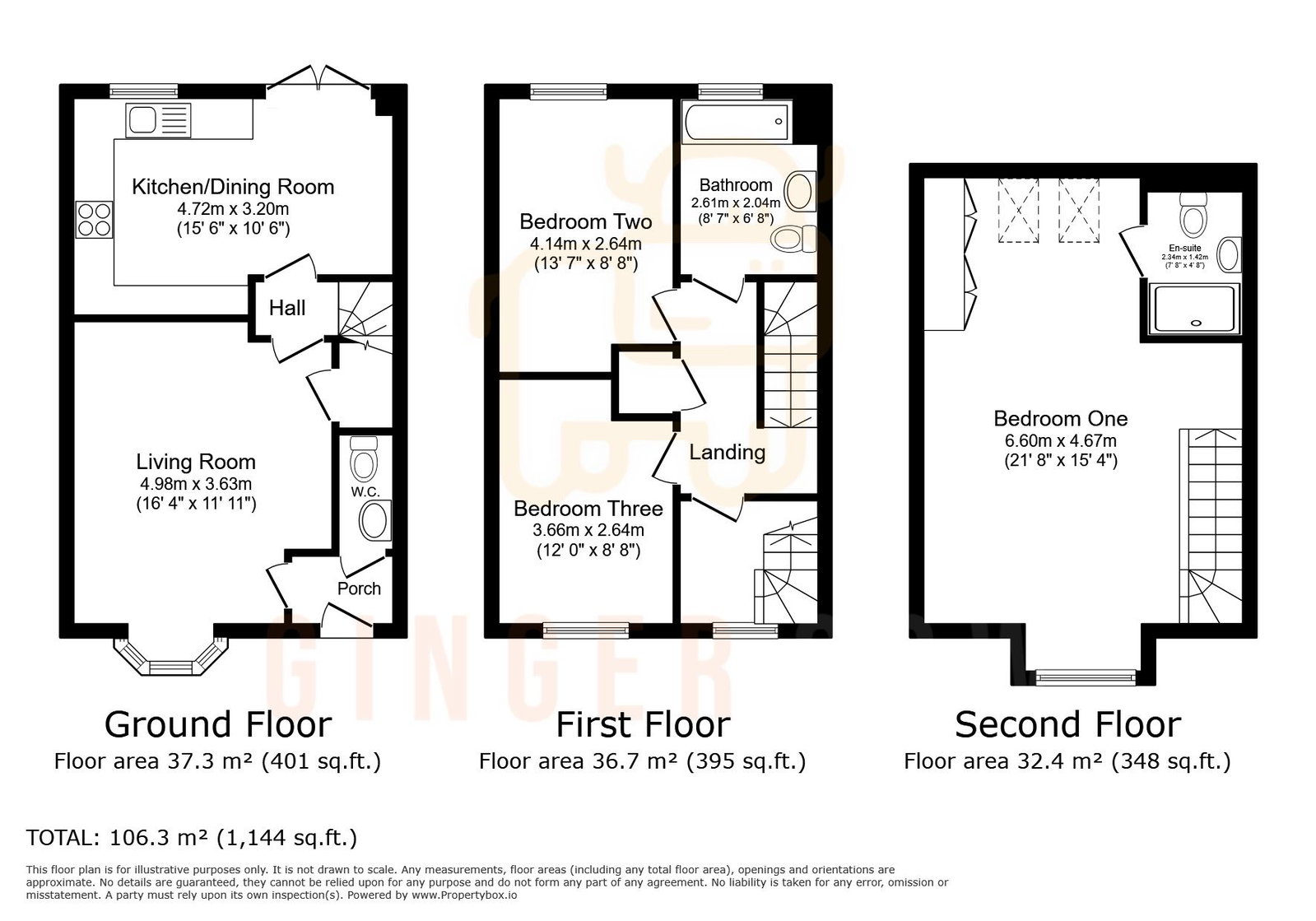 63, Peregrine Way, Wixams floorplan