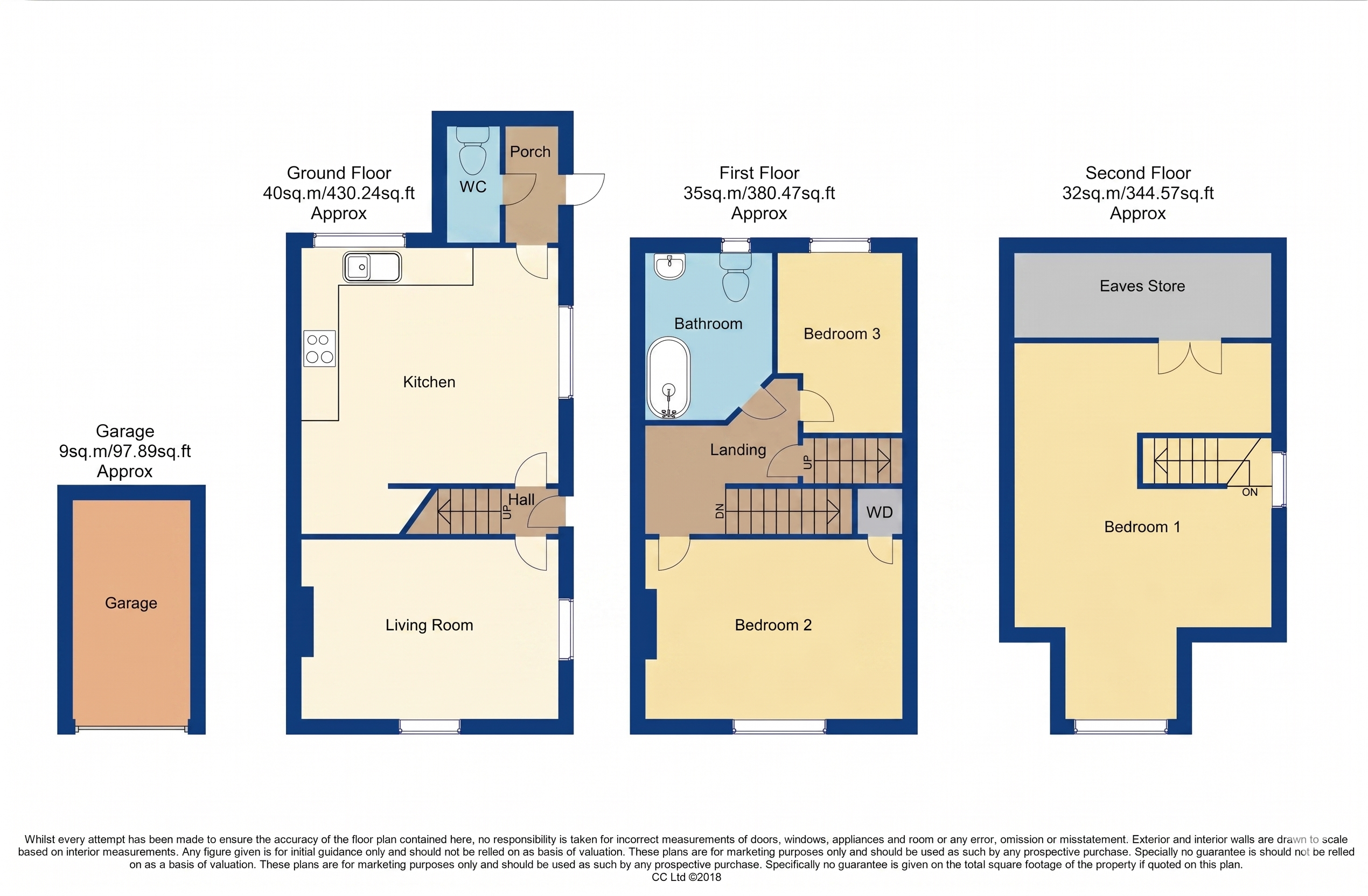 529, New Street, Alfreton floorplan