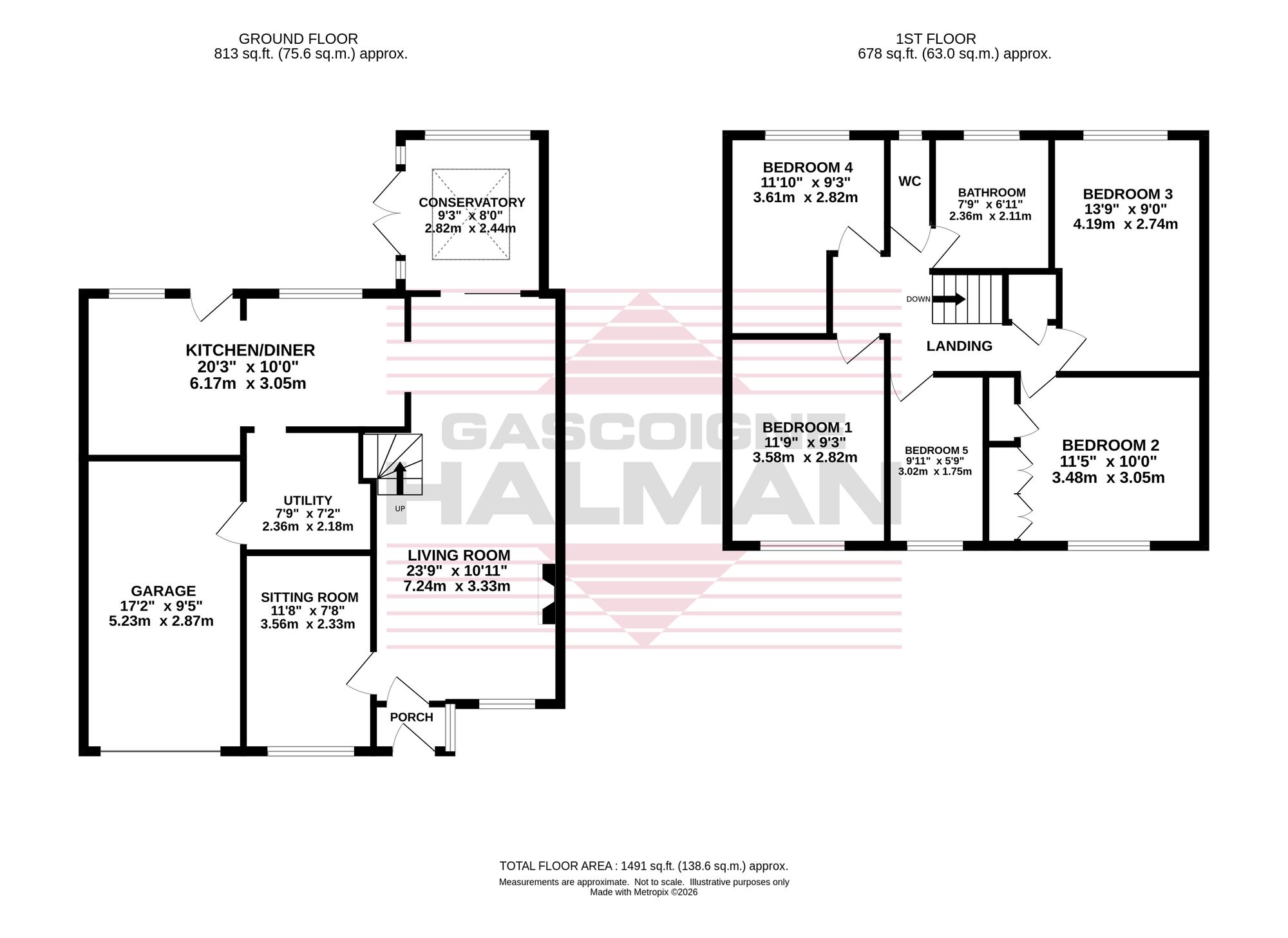 16 Sawley Drive, Cheadle floorplan