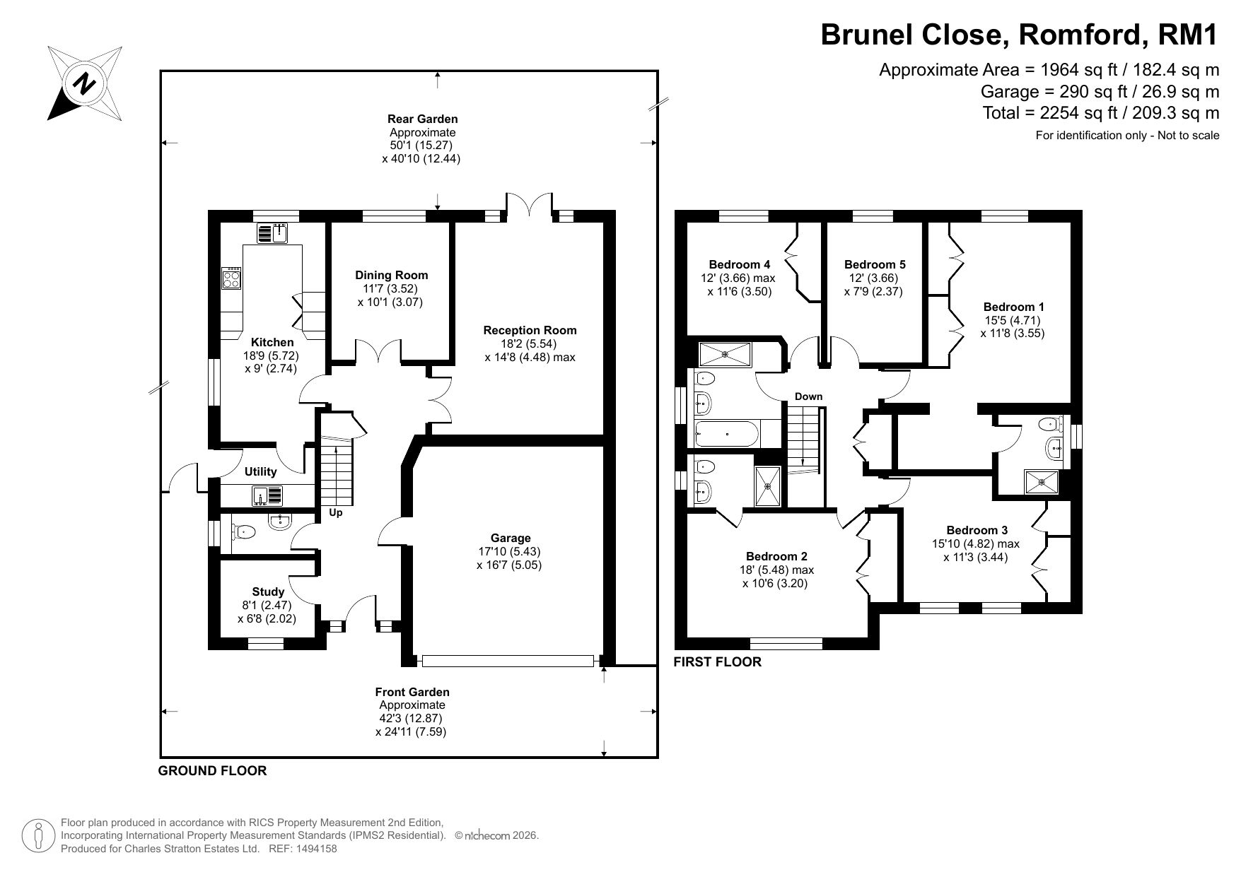 7 Brunel Close, Romford floorplan