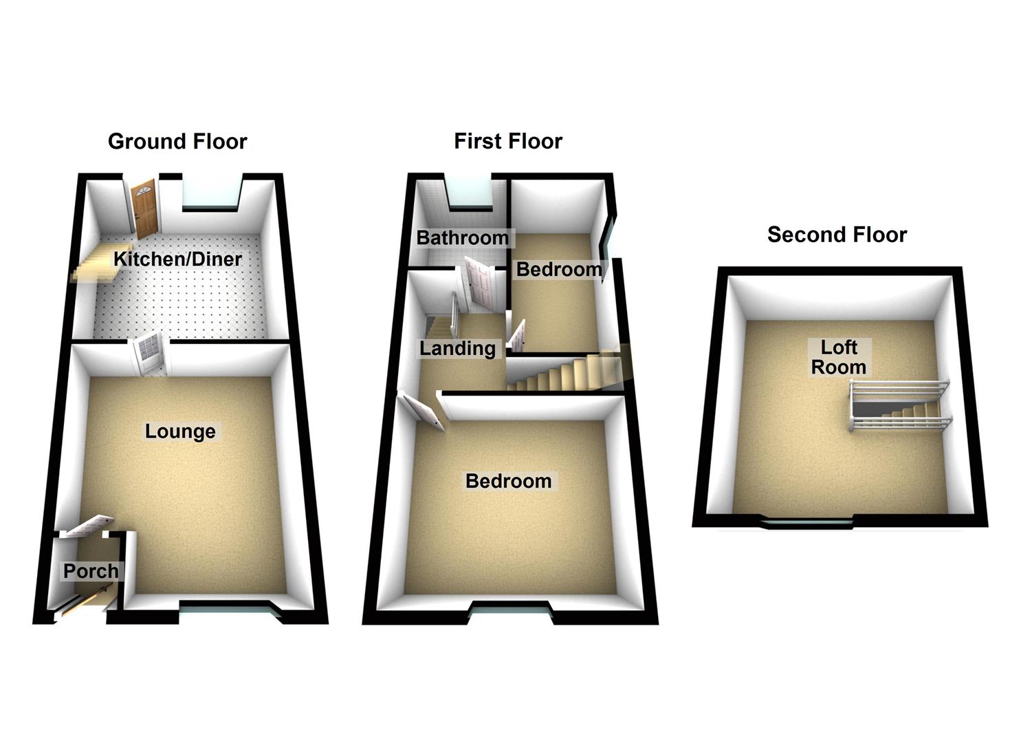 10, Frederick Street, Ashton-Under-Lyne floorplan
