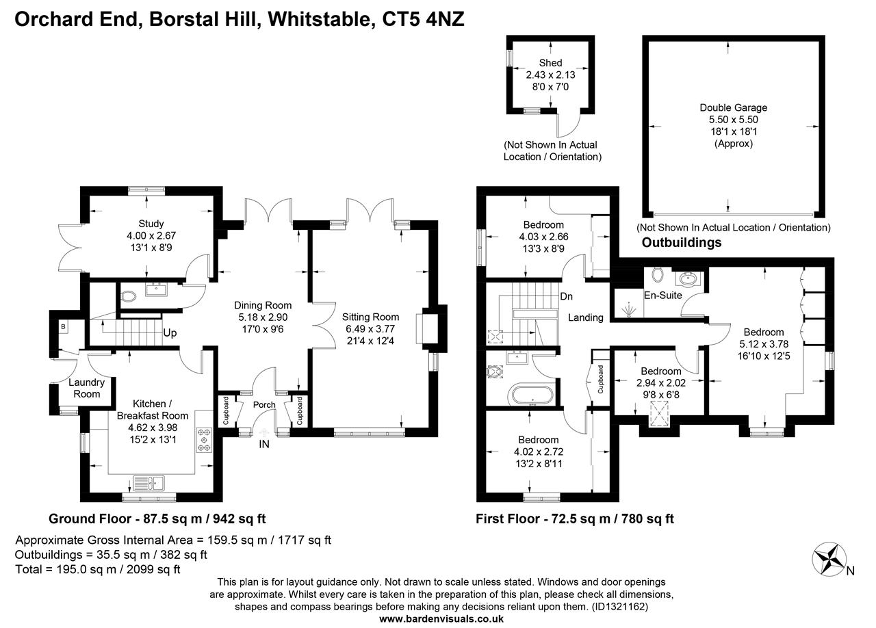 Orchard End, Borstal Hill, Whitstable floorplan
