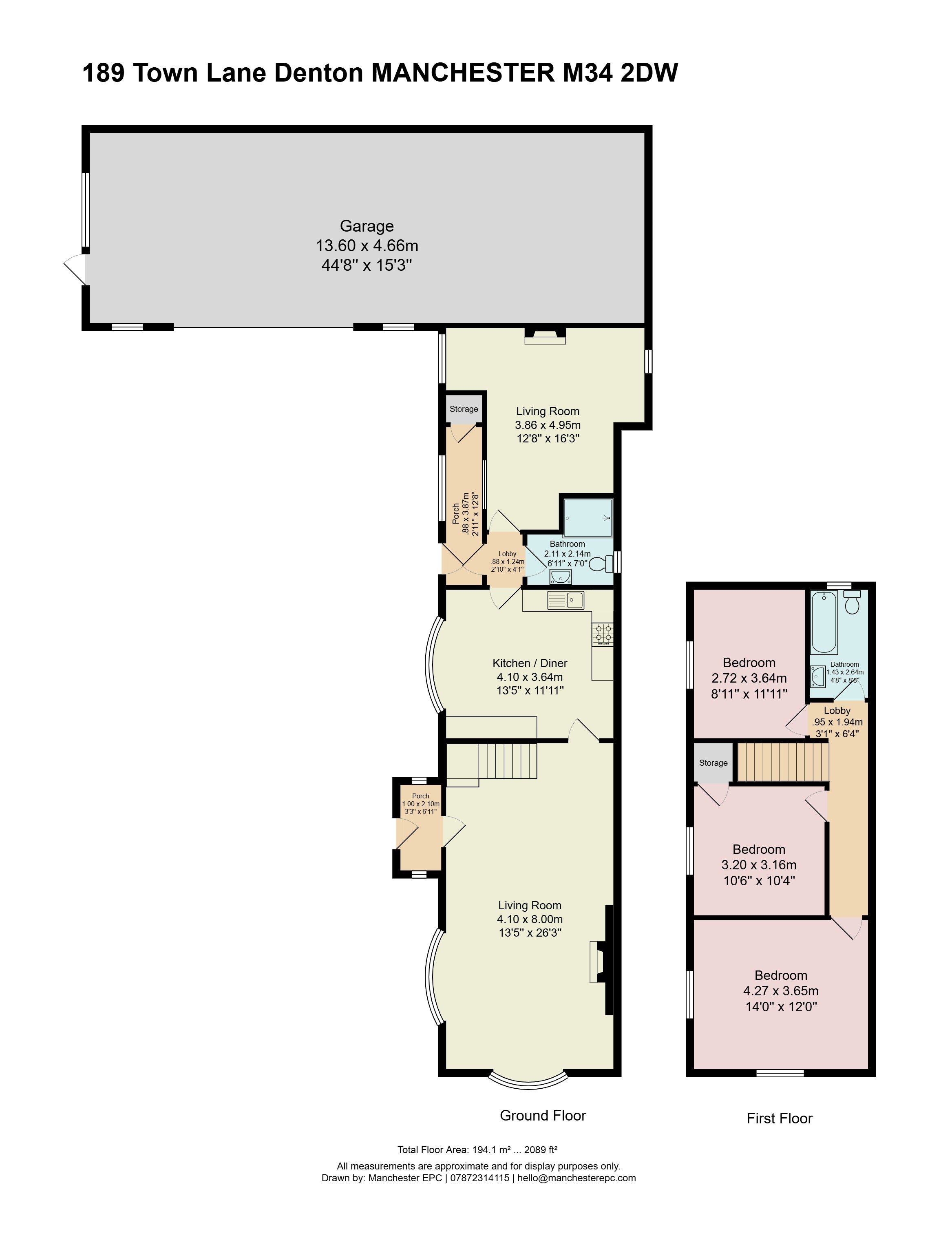 Lychgate Cottage, 189 Town Lane, Denton floorplan