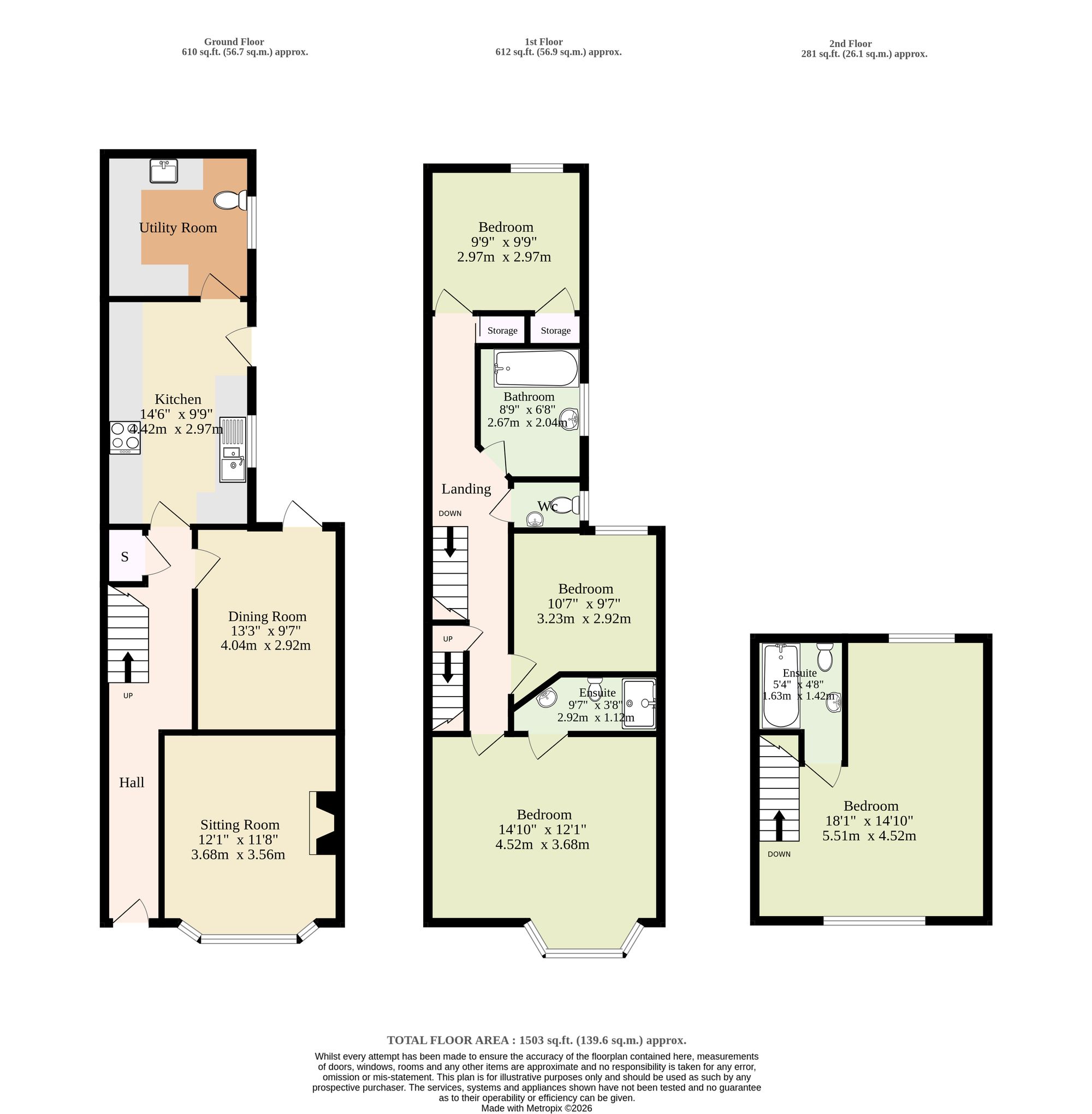 92 Walpole Road, Great Yarmouth floorplan