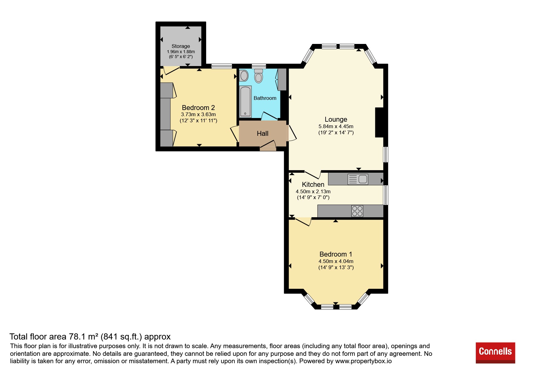 Flat 8, 54, Bushmead Avenue, Bedford floorplan