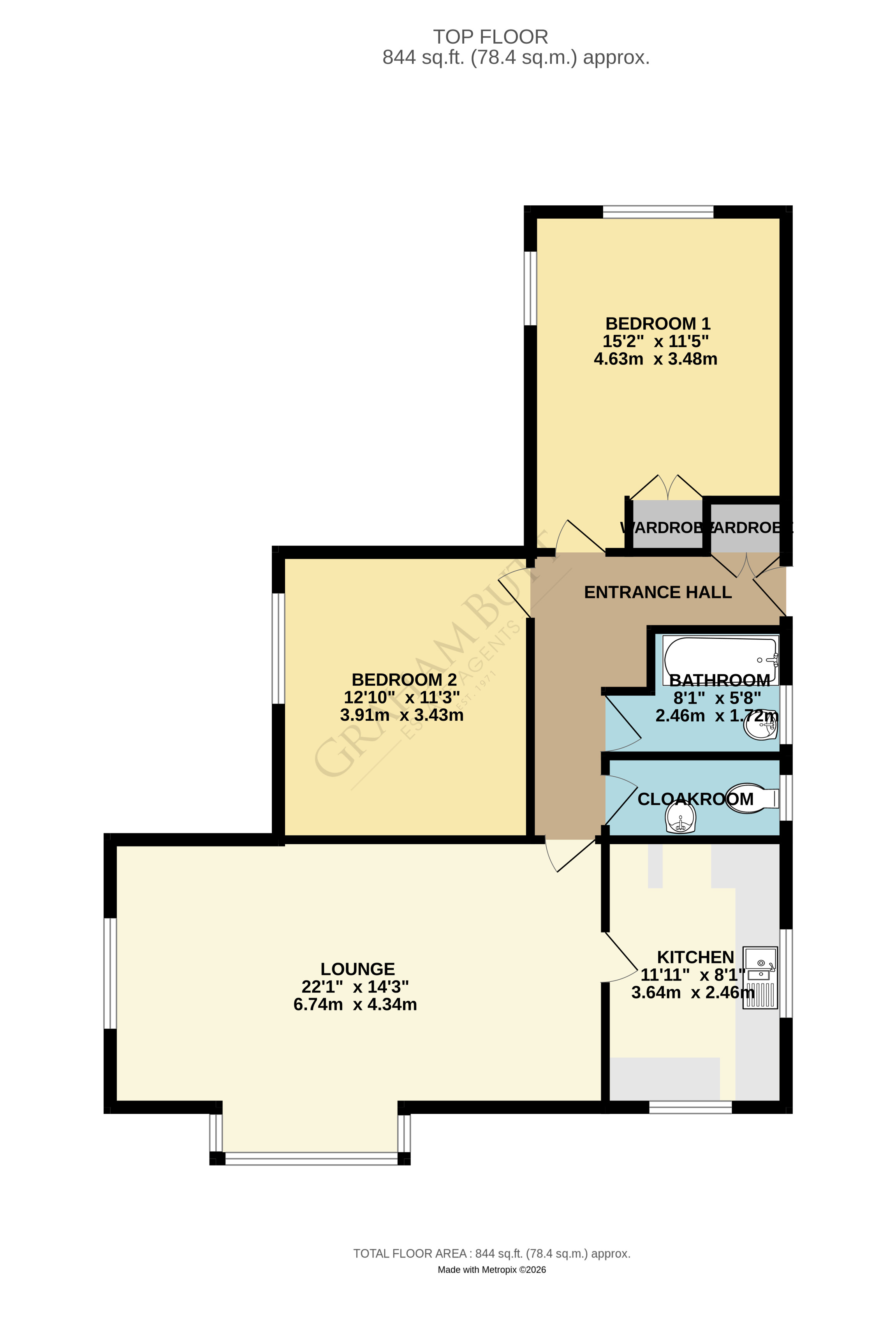 27, The Martlets, Littlehampton floorplan