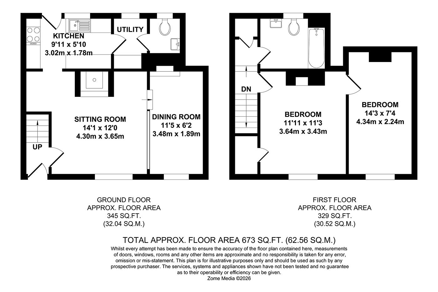 Hopbine Cottage, Tibbs Court Lane, Matfield floorplan