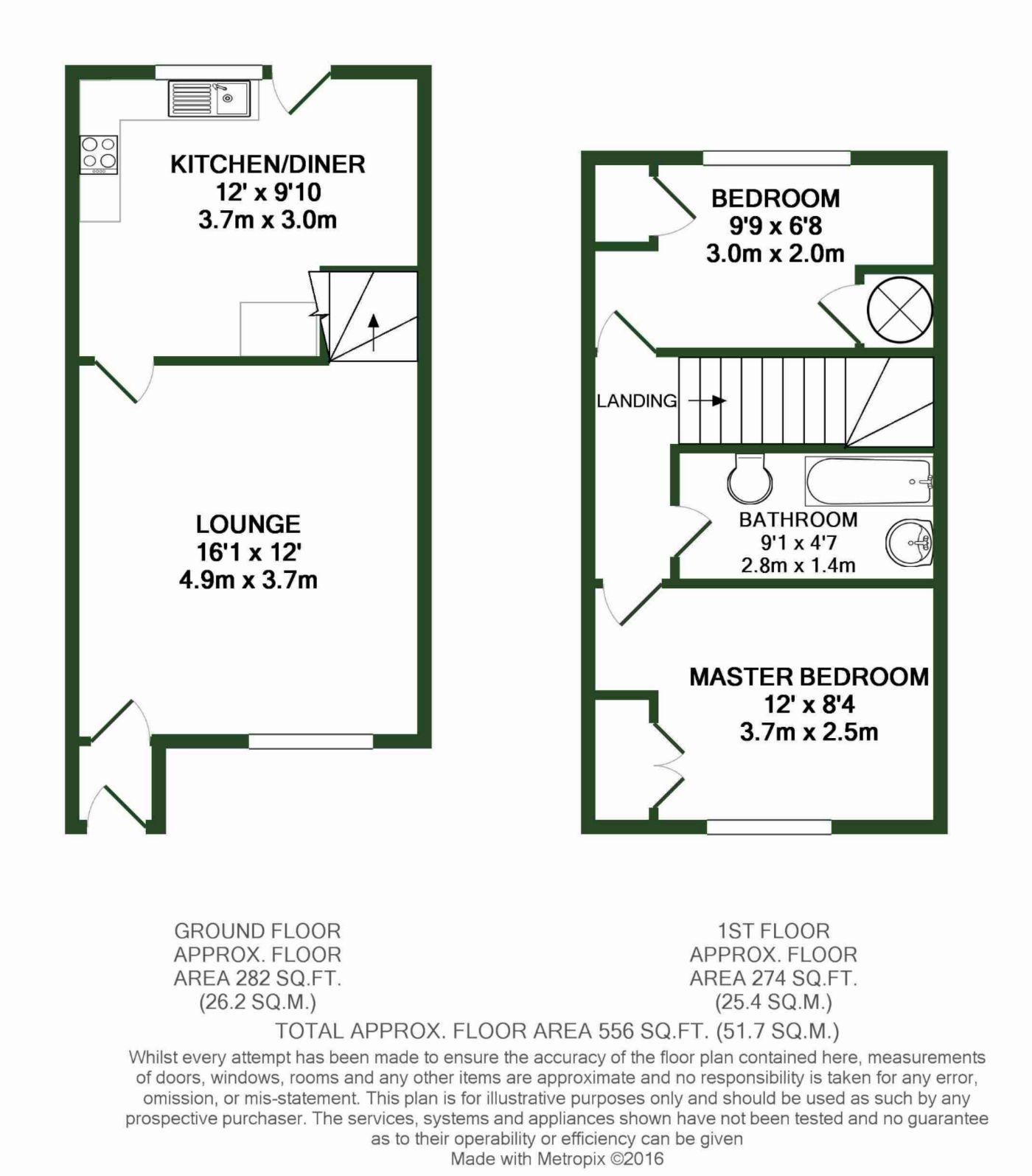 2 Bedrooms Terraced house to rent in Rochester Avenue, Canterbury CT1