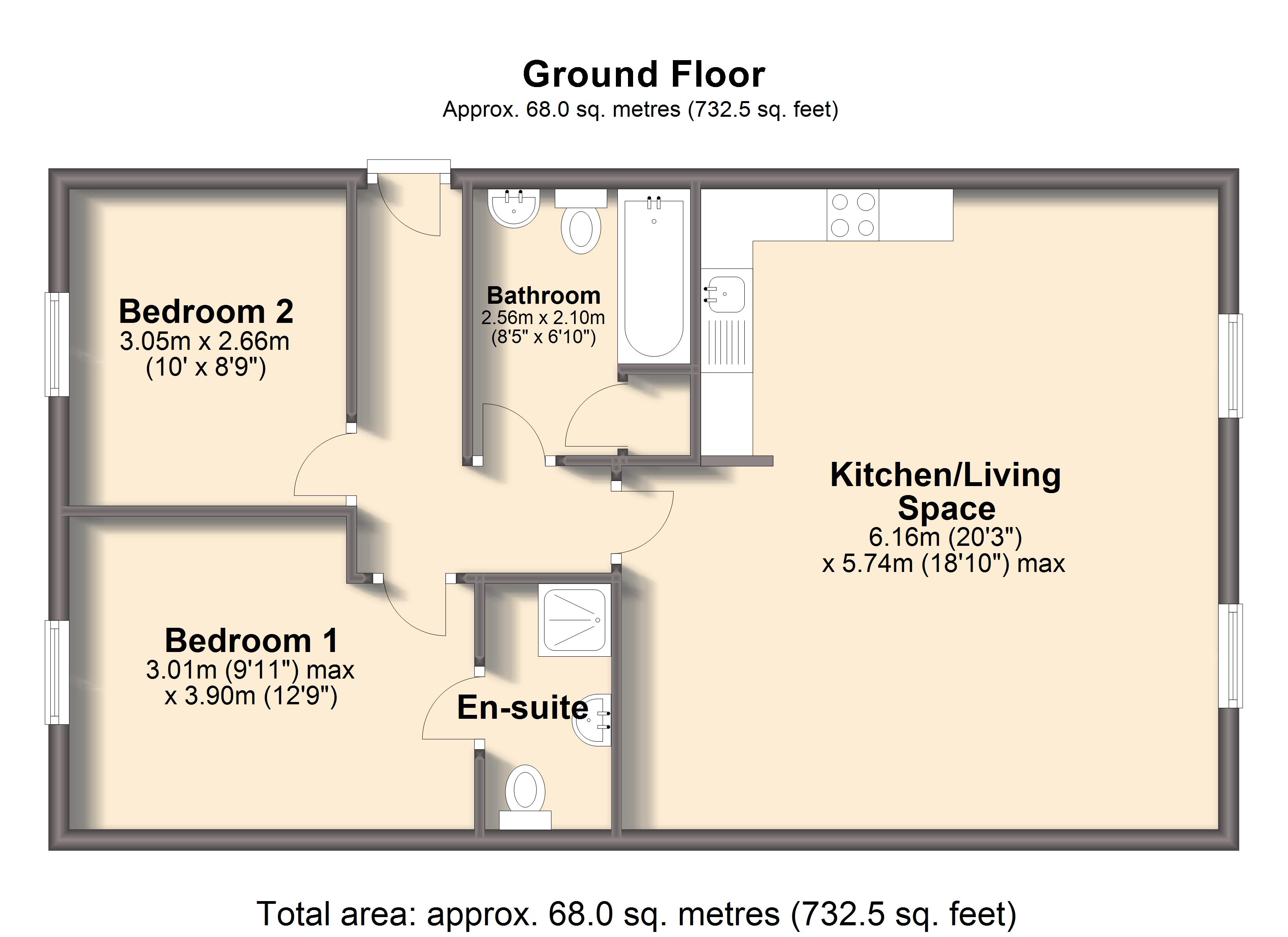 2 Bedrooms Flat for sale in Weston View, Sheffield S10