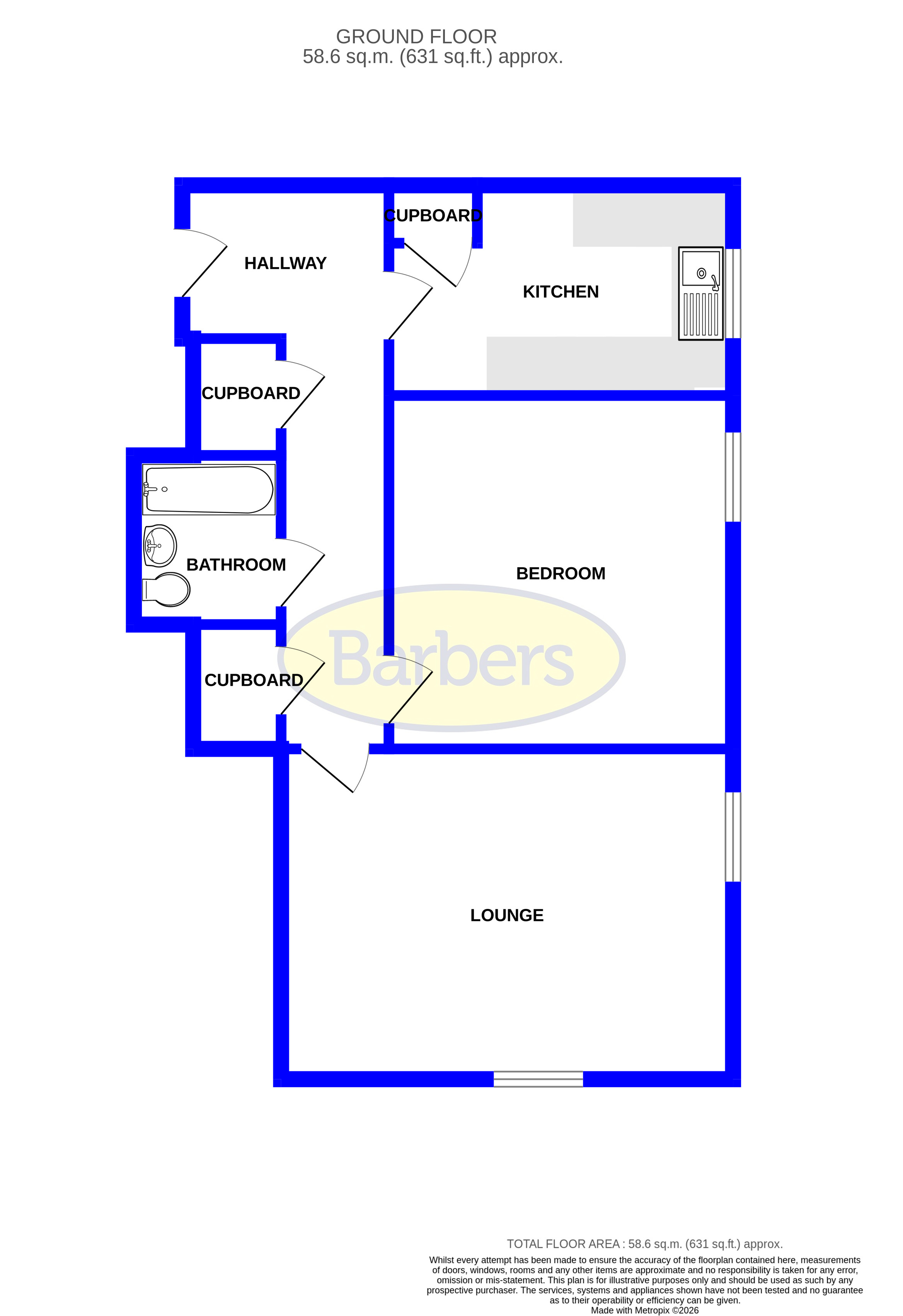 2, Old Chapel, Market Drayton floorplan