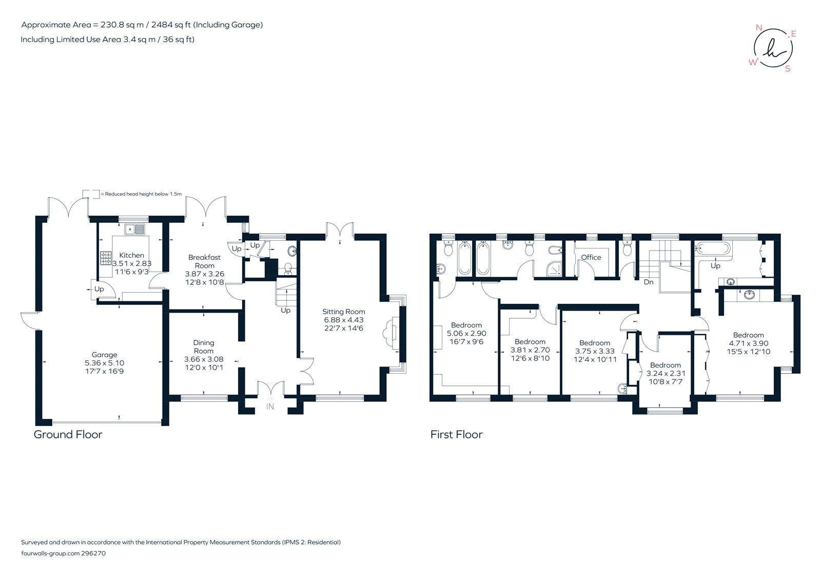 Carnaby Road, Broxbourne, Hertfordshire EN10, 5 bedroom detached house