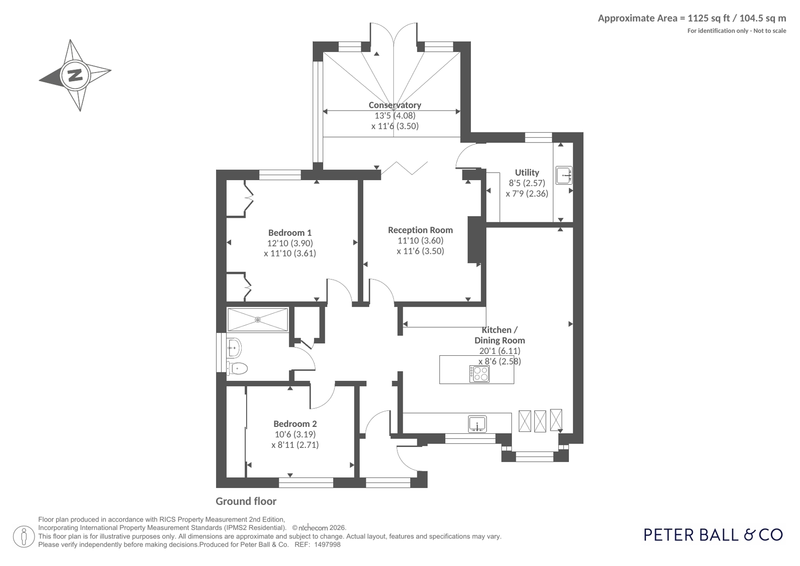 6, Charles Orchard, Worcester floorplan