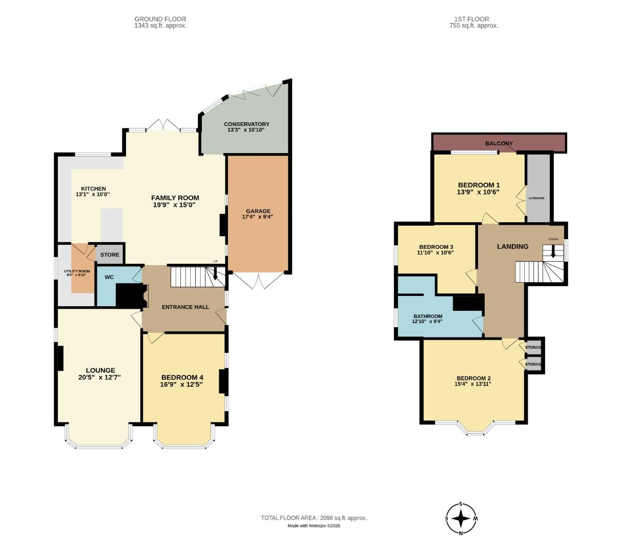 32, The Ridgeway, Chalkwell floorplan