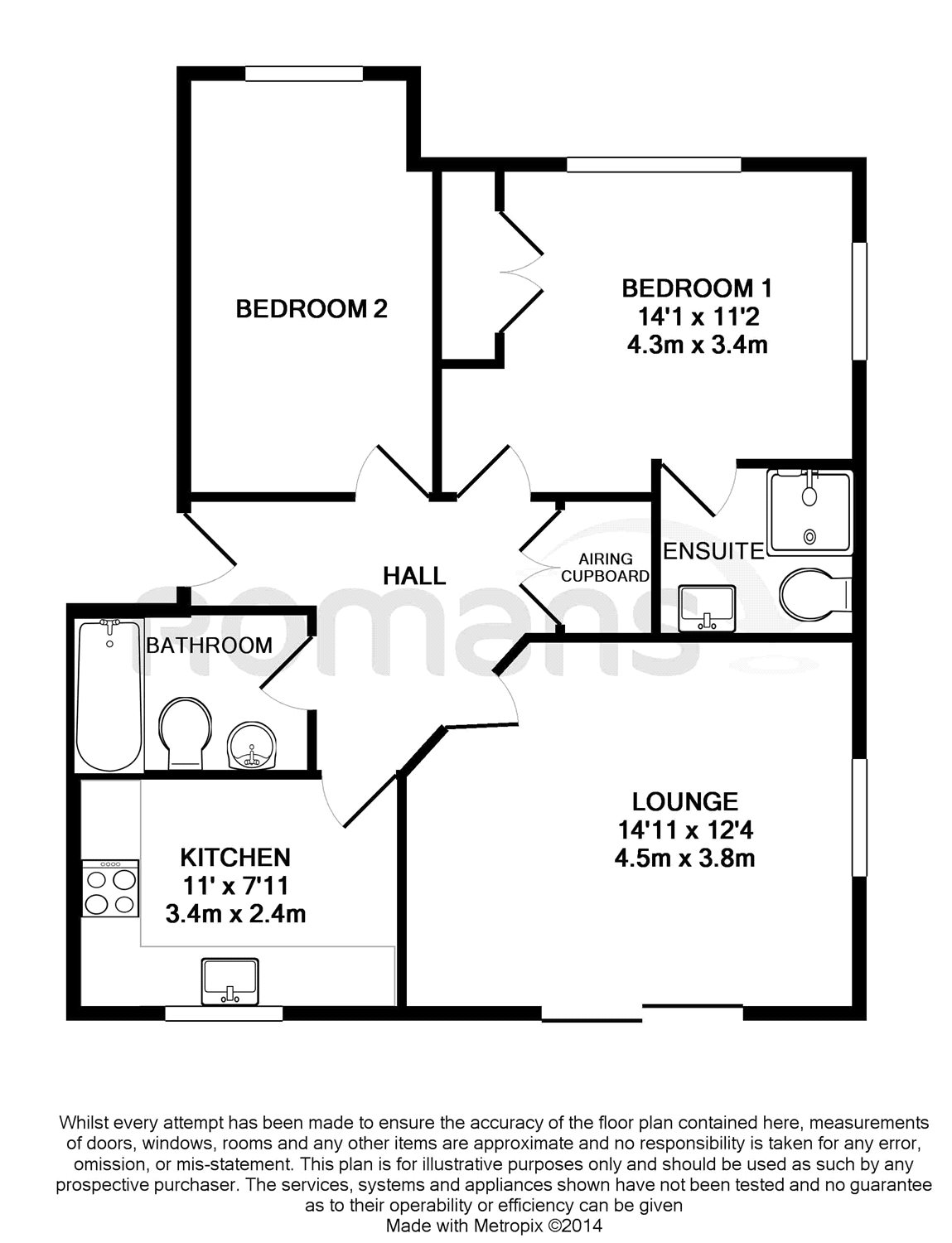 2 Bedrooms Flat for sale in Landen Grove, Wokingham, Berkshire RG41