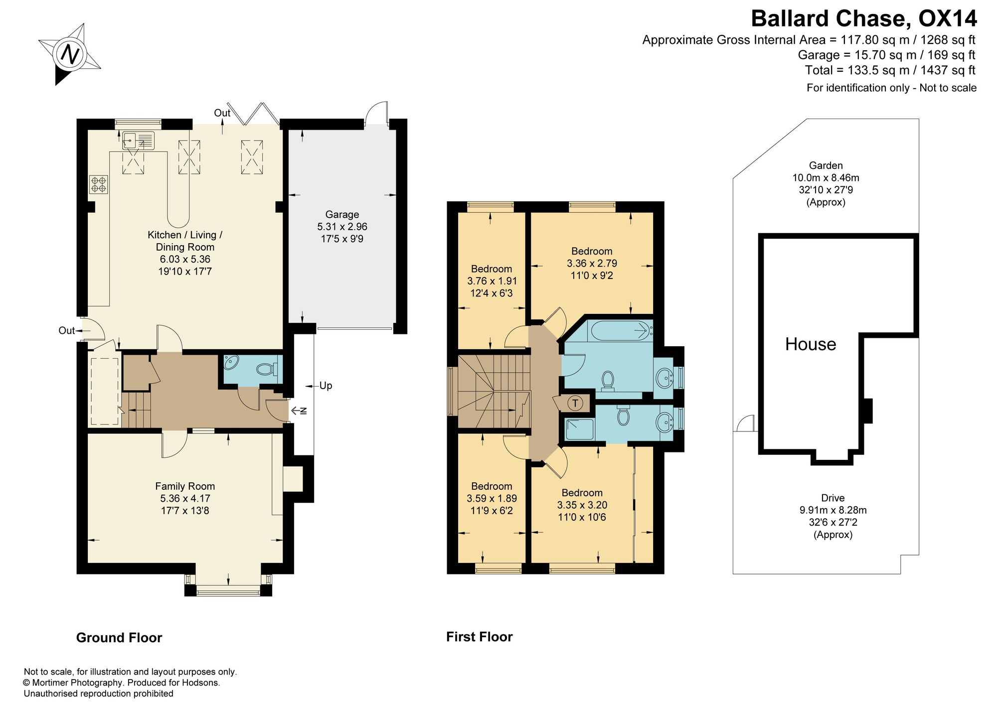 42 Ballard Chase, Abingdon floorplan