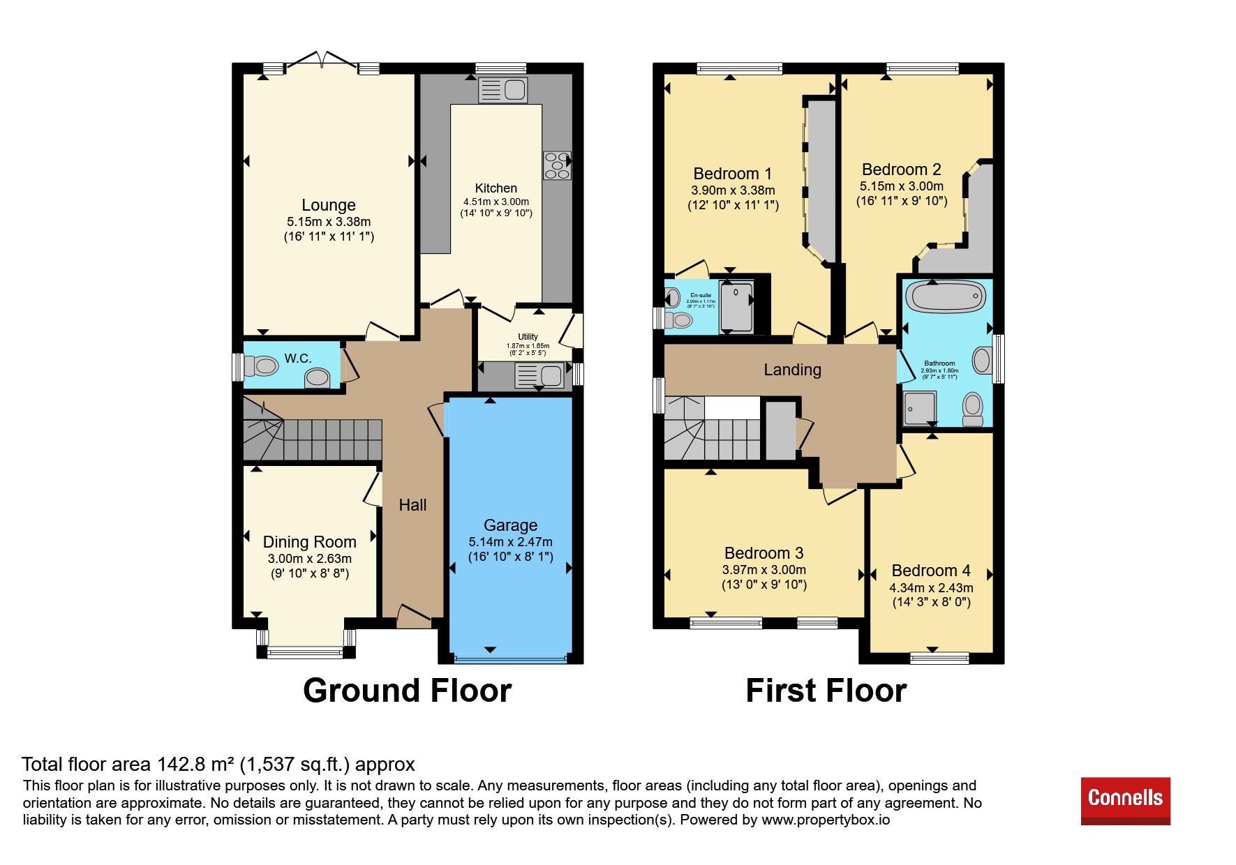 11, Coventry Close, HOCKLEY floorplan