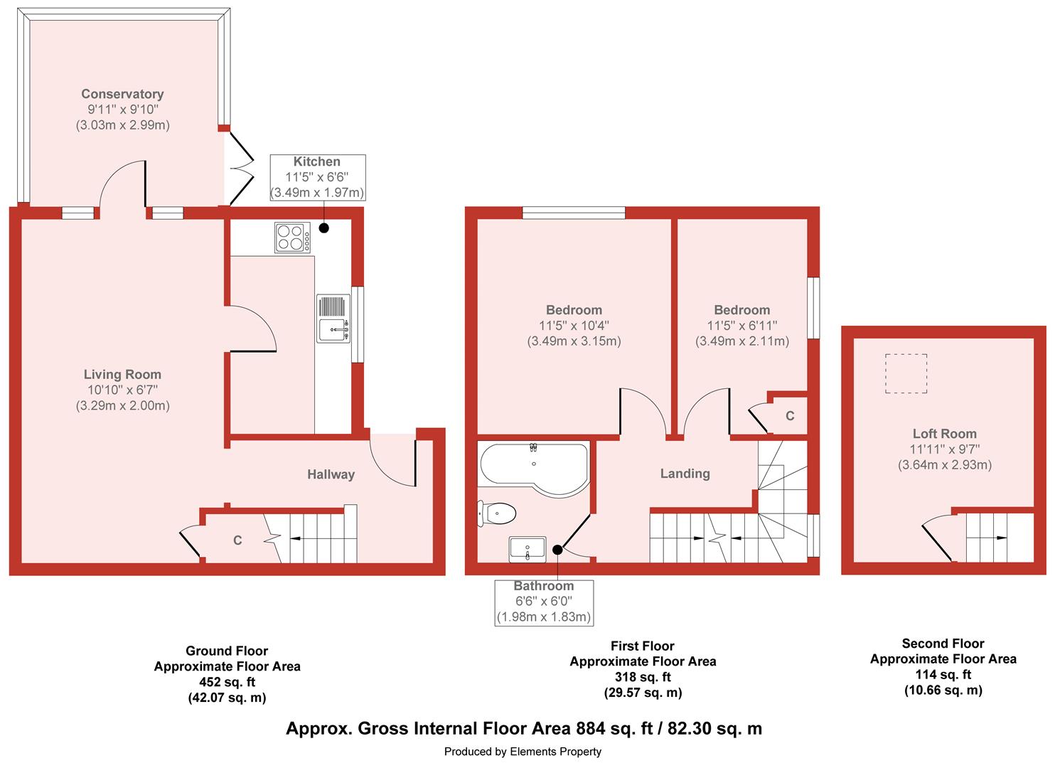 14, Hillside Gardens, Wimborne floorplan