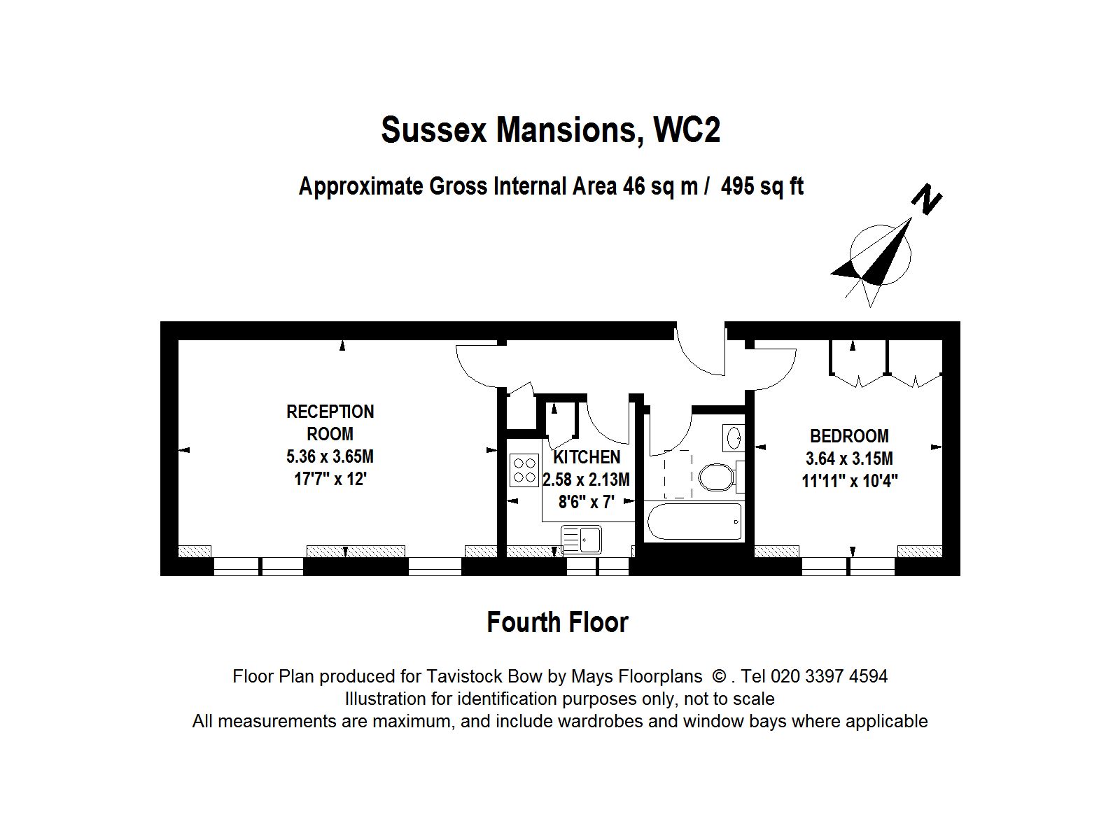 1 Bedrooms Flat to rent in Maiden Lane, London WC2E