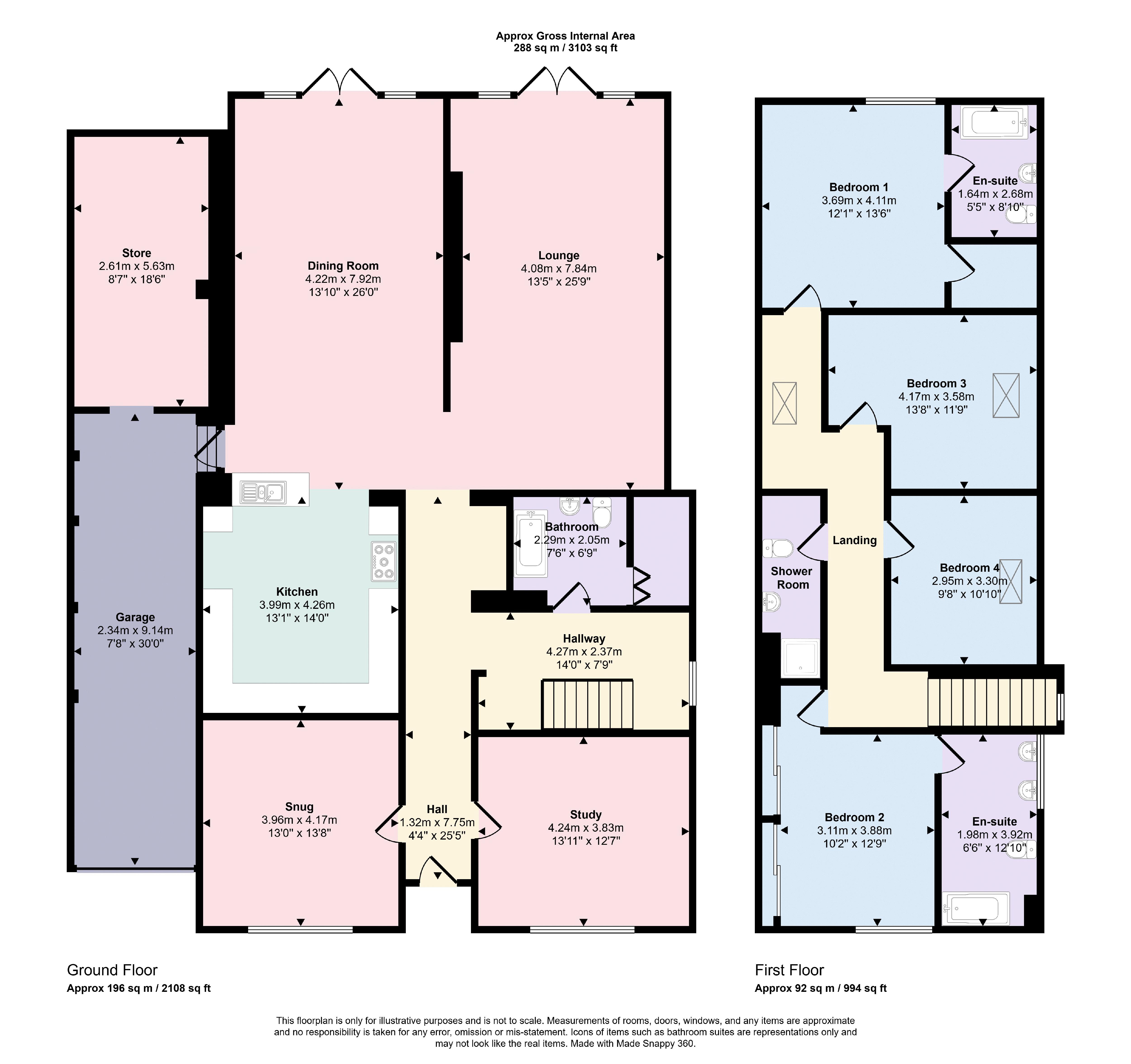 2 the Bungalow,Longfield House, Mortimer Street, Trowbridge floorplan