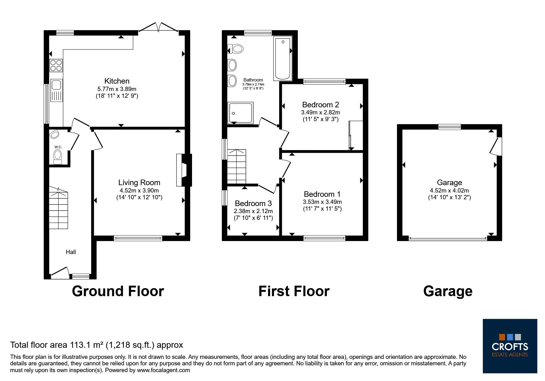 30, Langton Road, Holton-Le-Clay floorplan