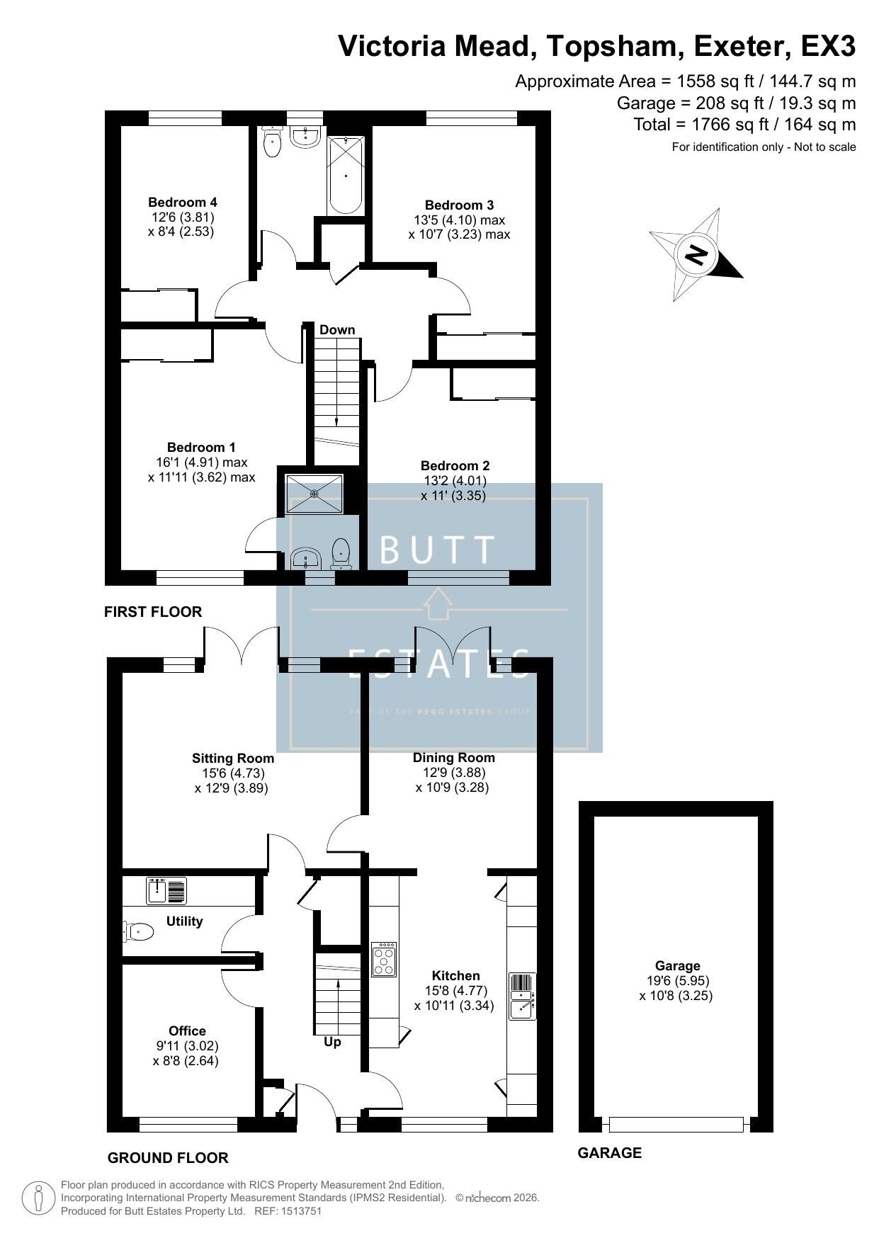 6 Victoria Mead, Exeter floorplan