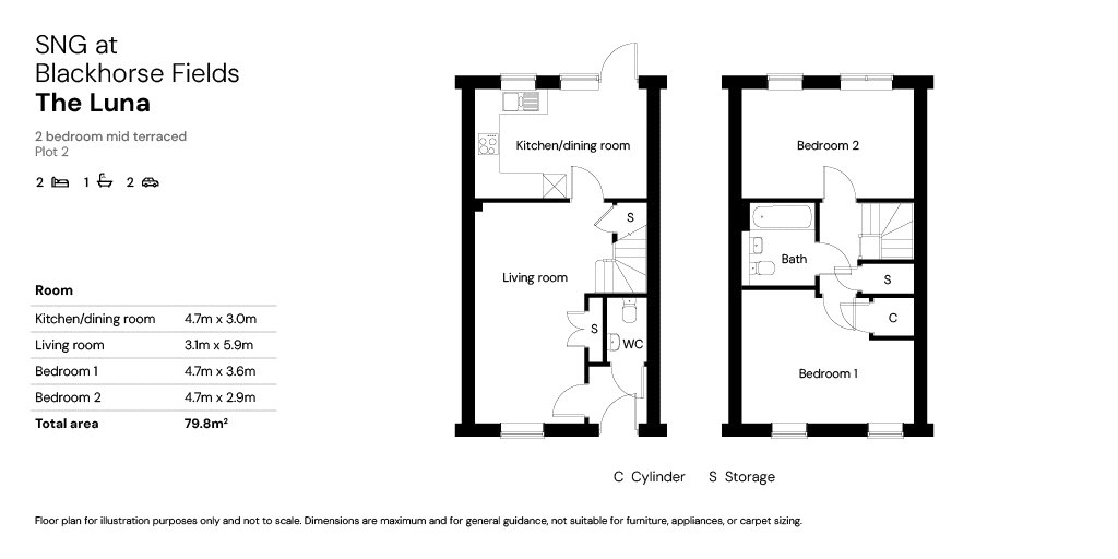 Blackhorse, Devon floorplan