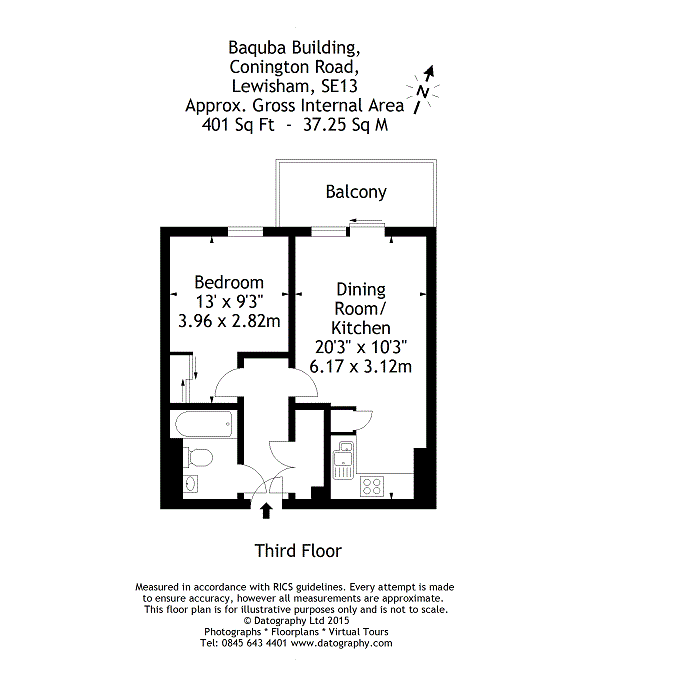 1 Bedrooms Flat to rent in Baquba Building, Lewisham, London SE13