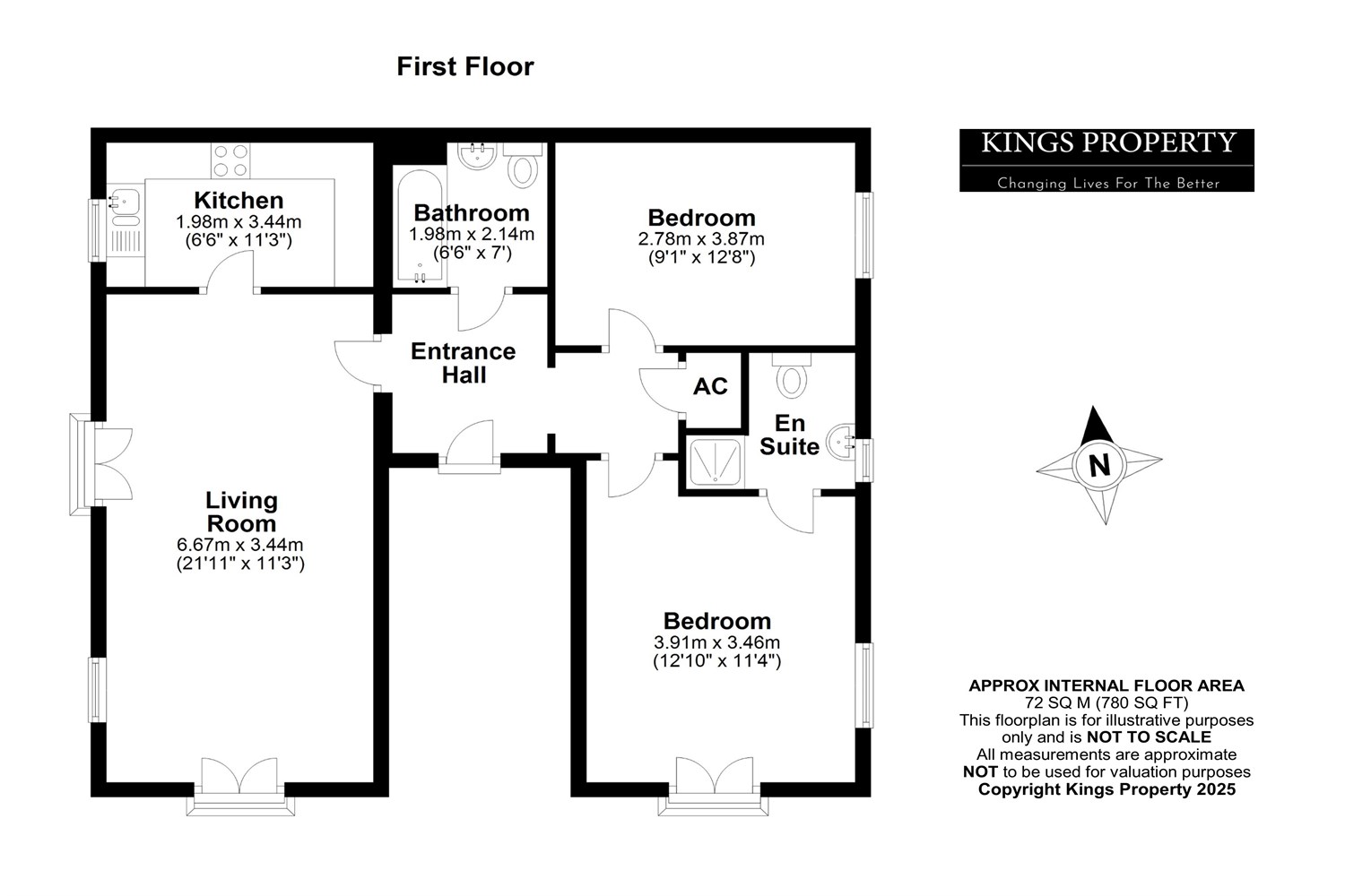 45, Nottage Crescent, Essex floorplan