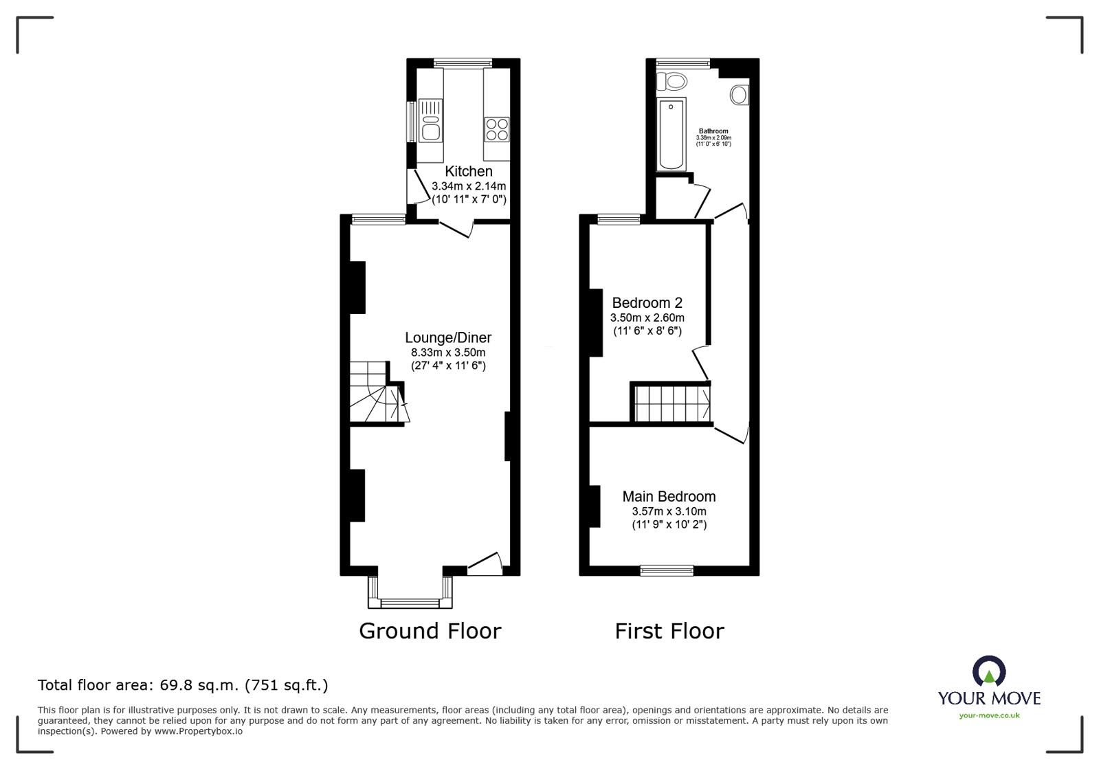 73, Hazelhurst Street, Staffordshire floorplan