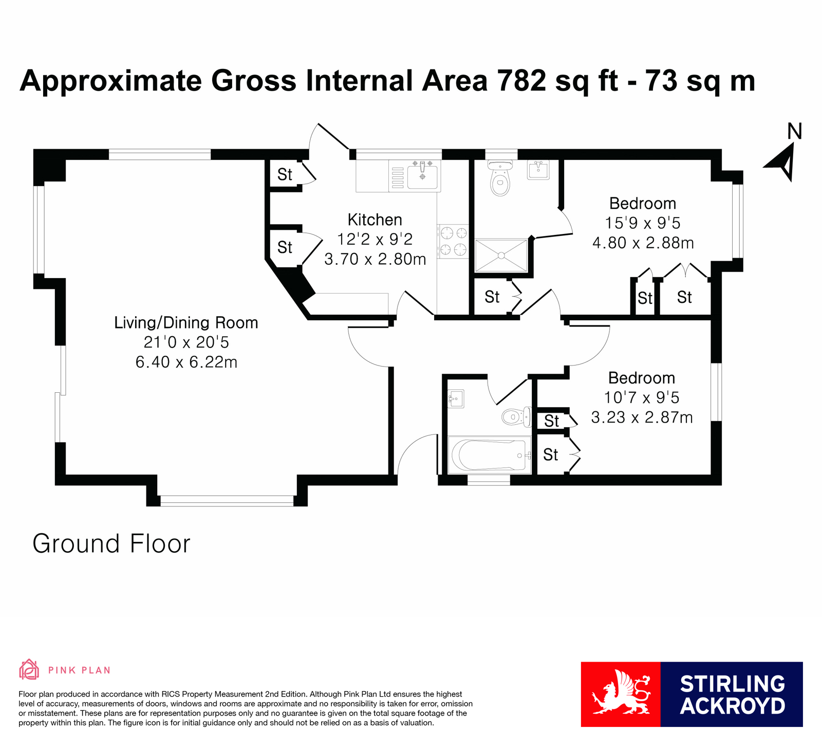 34, Fordbridge Park, Sunbury-on-Thames floorplan