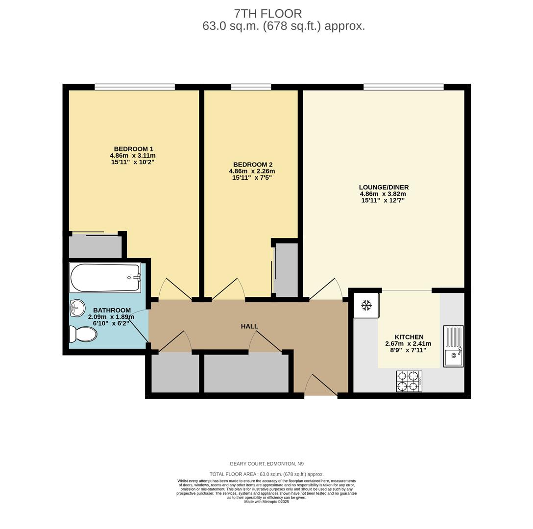 51, Geary Court, The Concourse, London floorplan