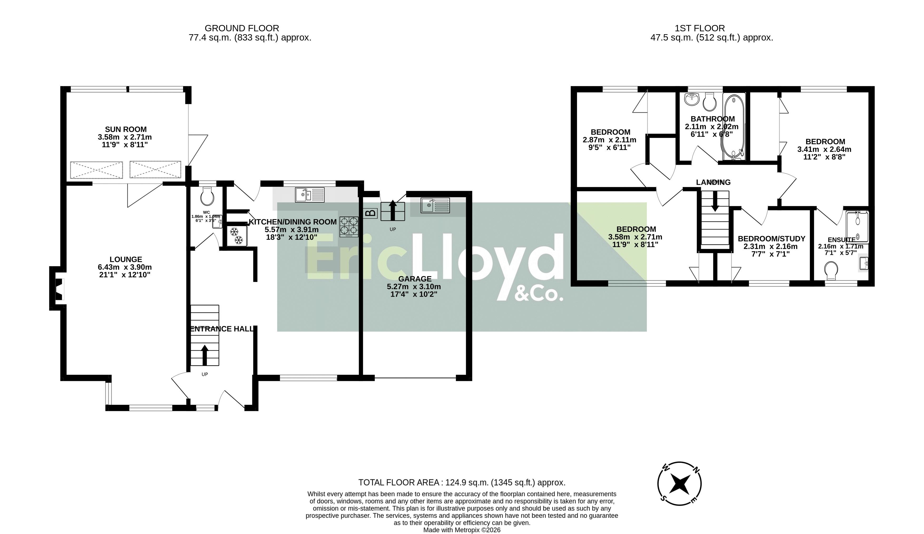 21, Shire Close, Paignton floorplan
