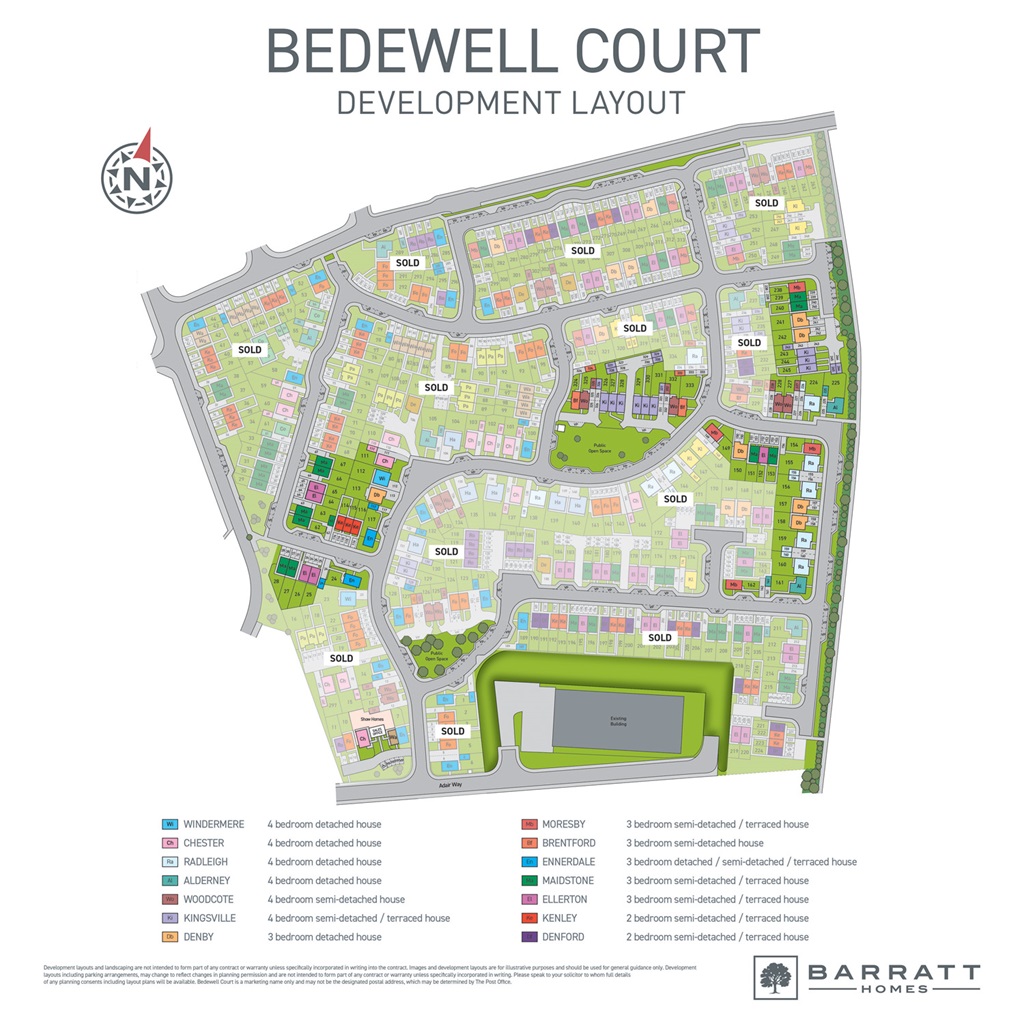 "Maidstone" at Adair Way, Hebburn NE31, 3 bedroom end terrace house for