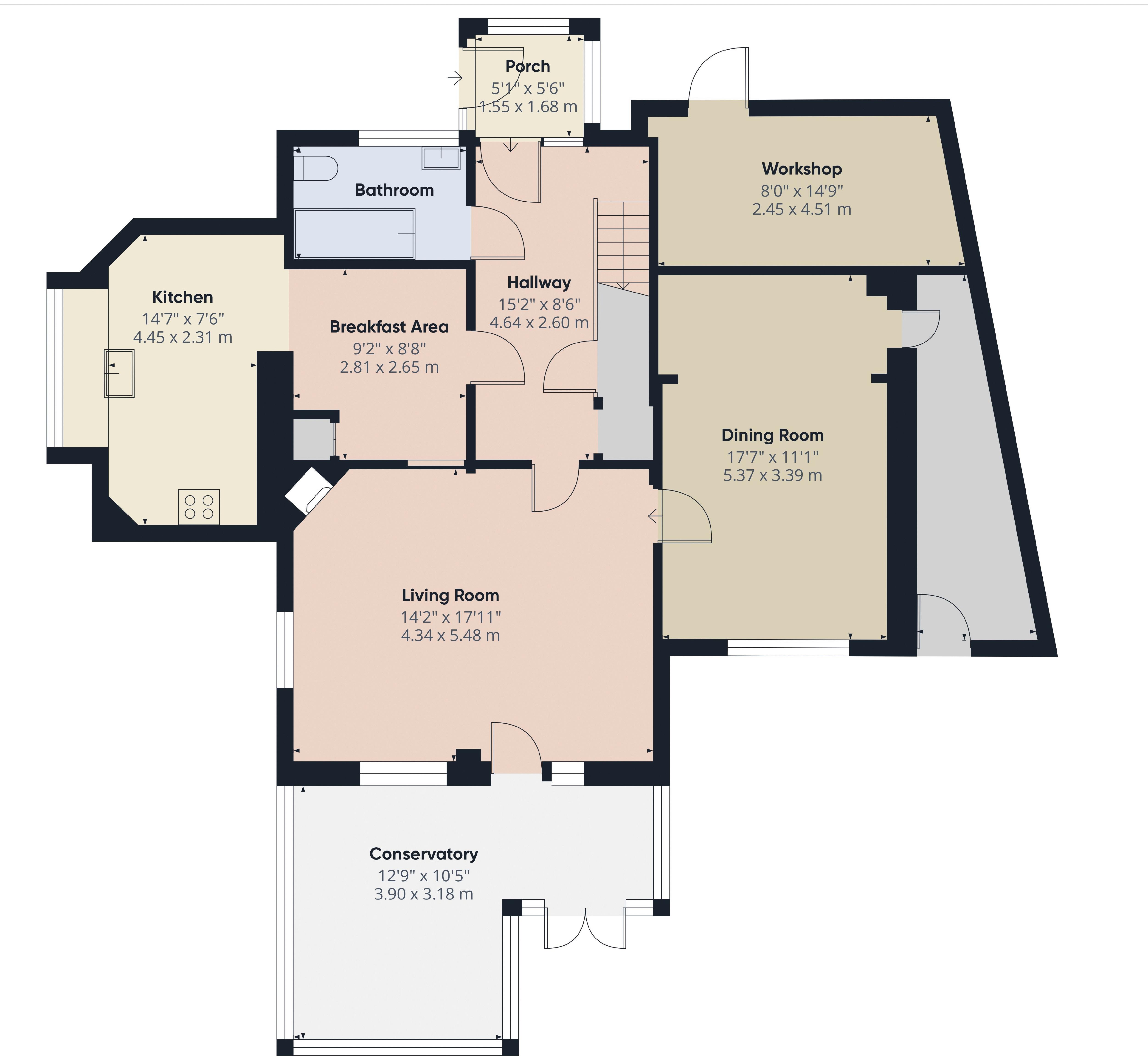 Little Boxdale, Deans Lane, Tadworth floorplan