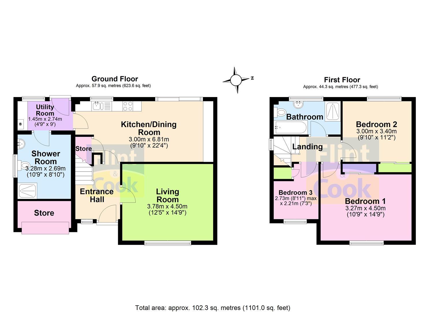 Springfield House, Withington, Hereford floorplan