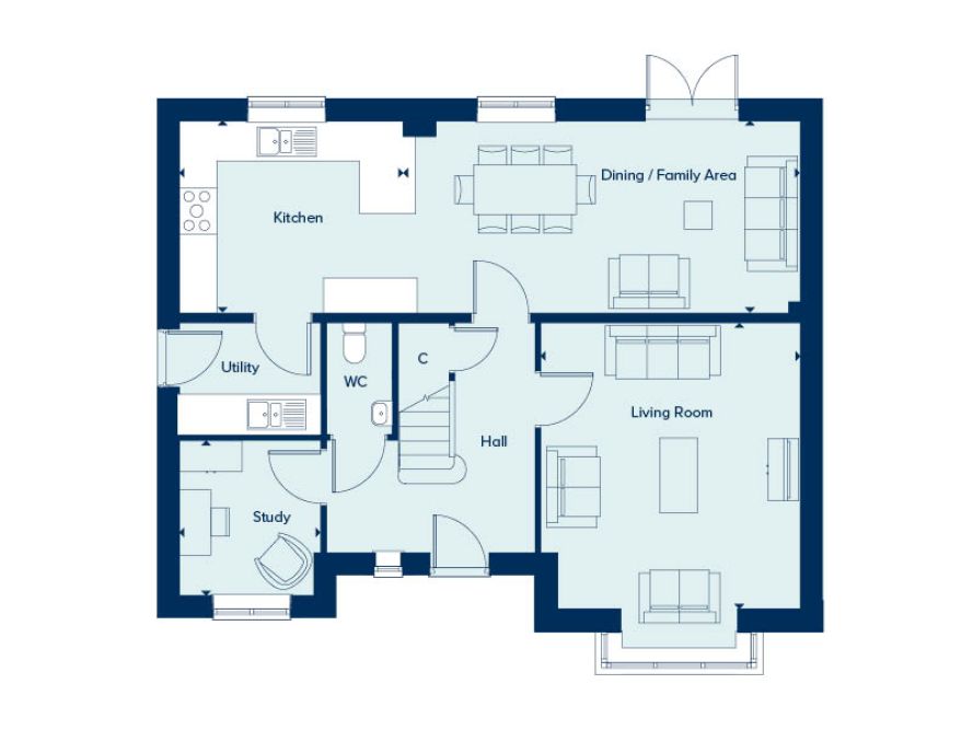 51, Bluebell Avenue, Heybridge floorplan