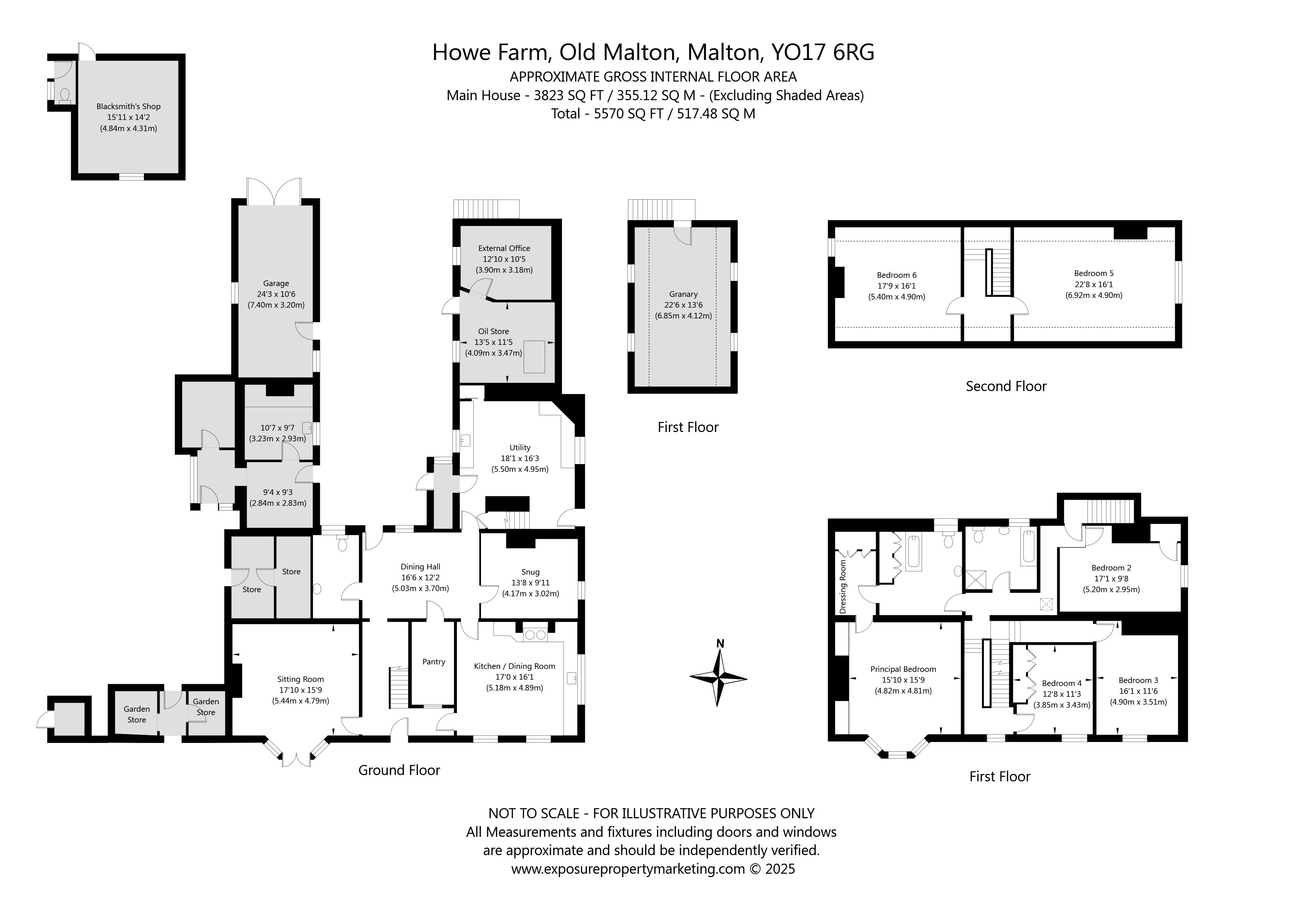 Howe Farm,, Old Malton, North Yorkshire floorplan