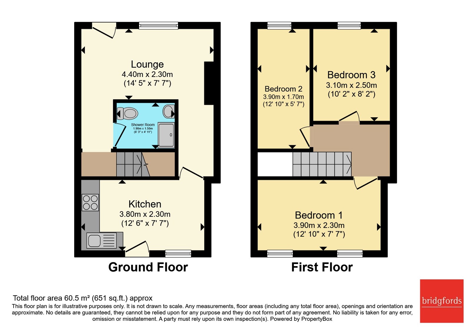 3, Elm Terrace, County Durham floorplan