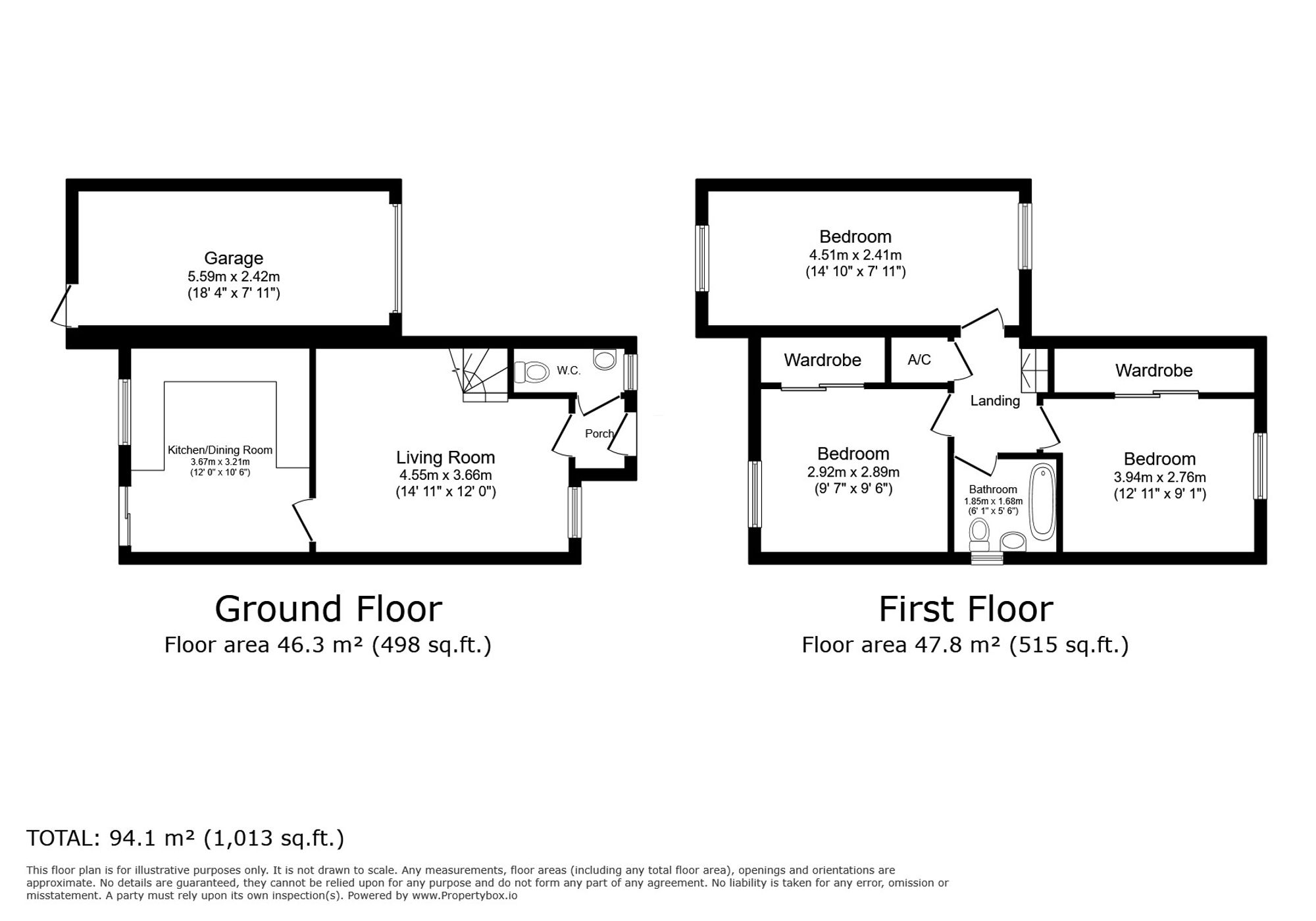 11 Brisbane Close, Crawley floorplan