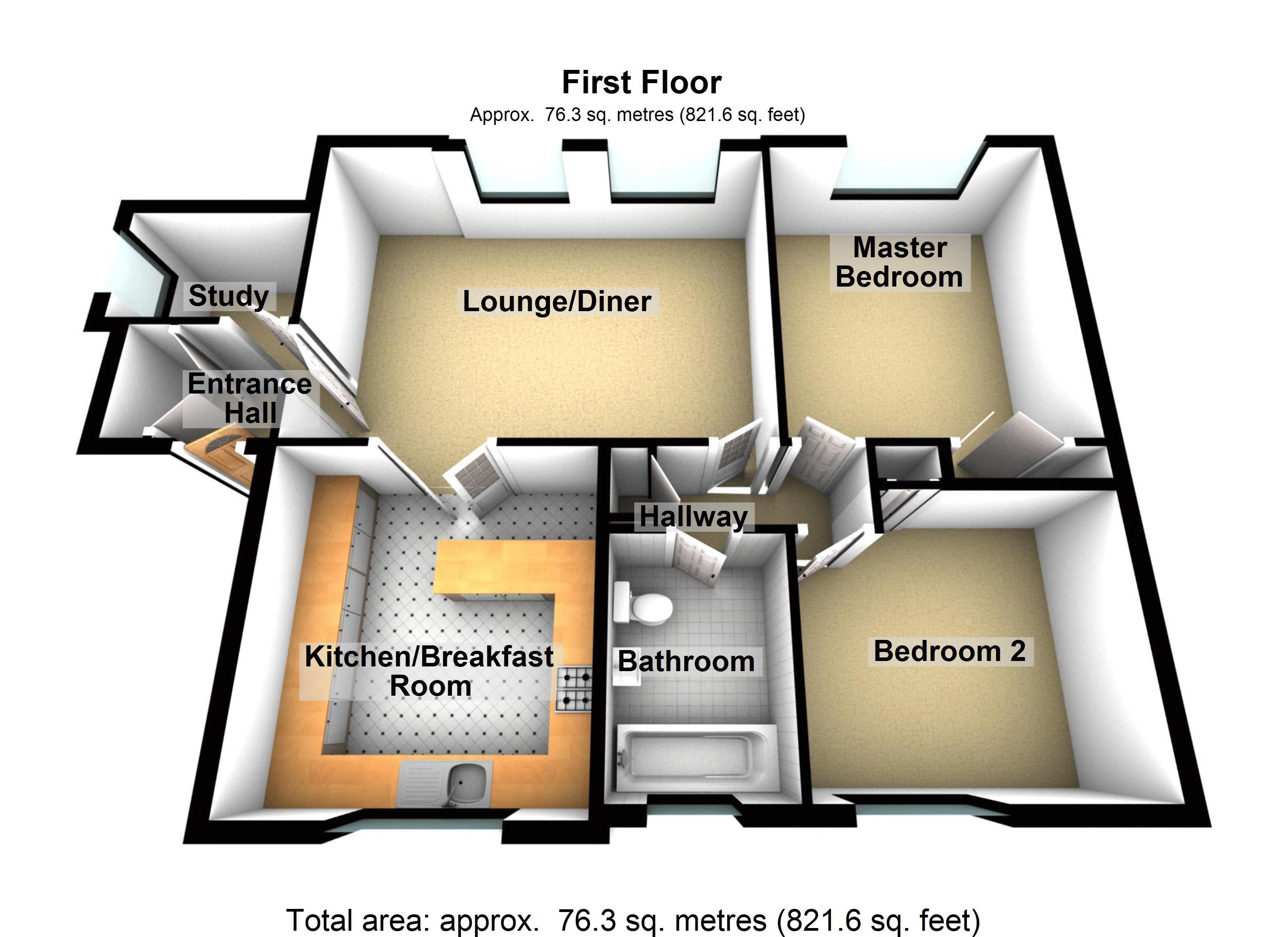 4 Kimblewick, By The Wood, Watford floorplan
