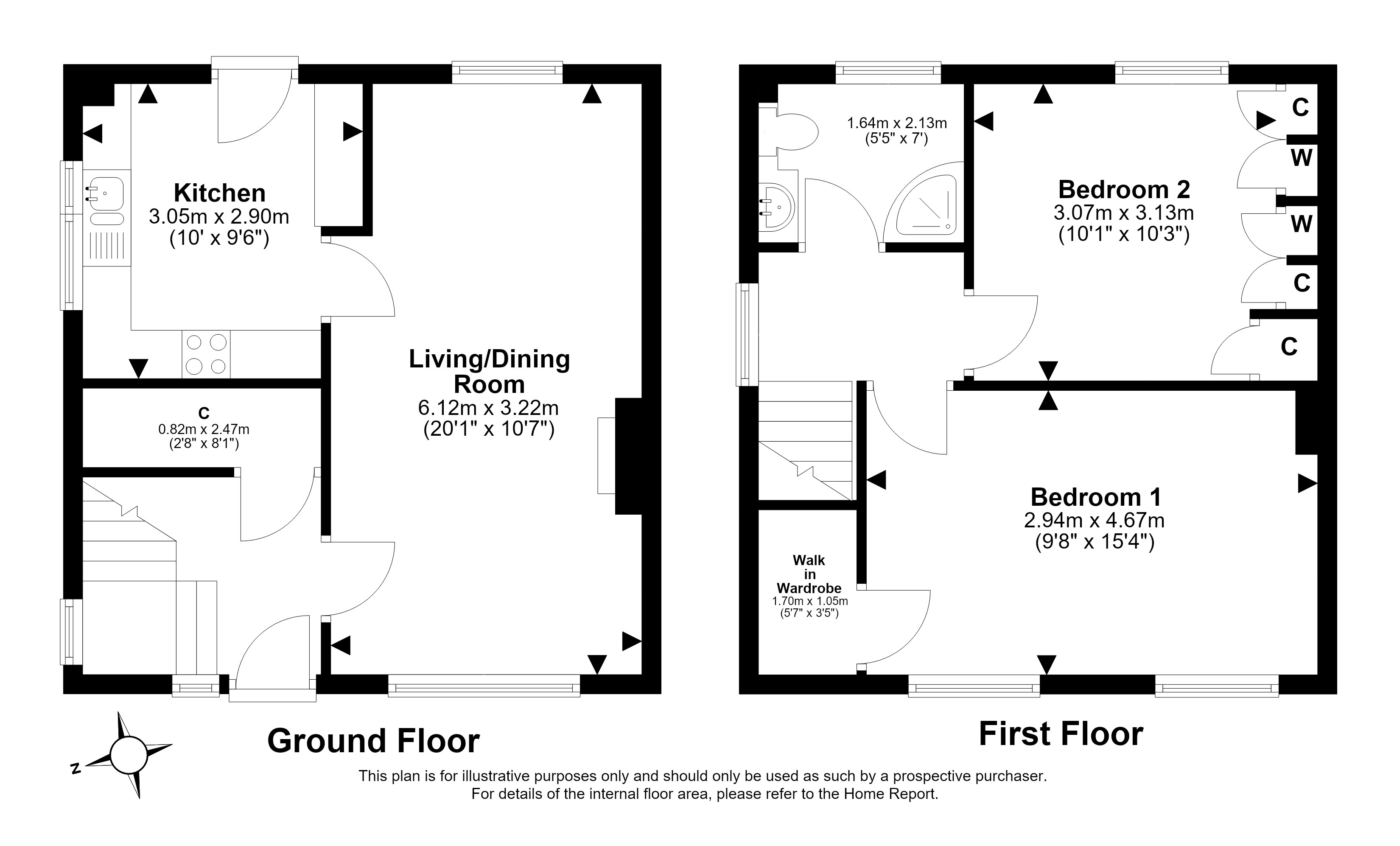 30, Sherwood Court, Bonnyrigg floorplan