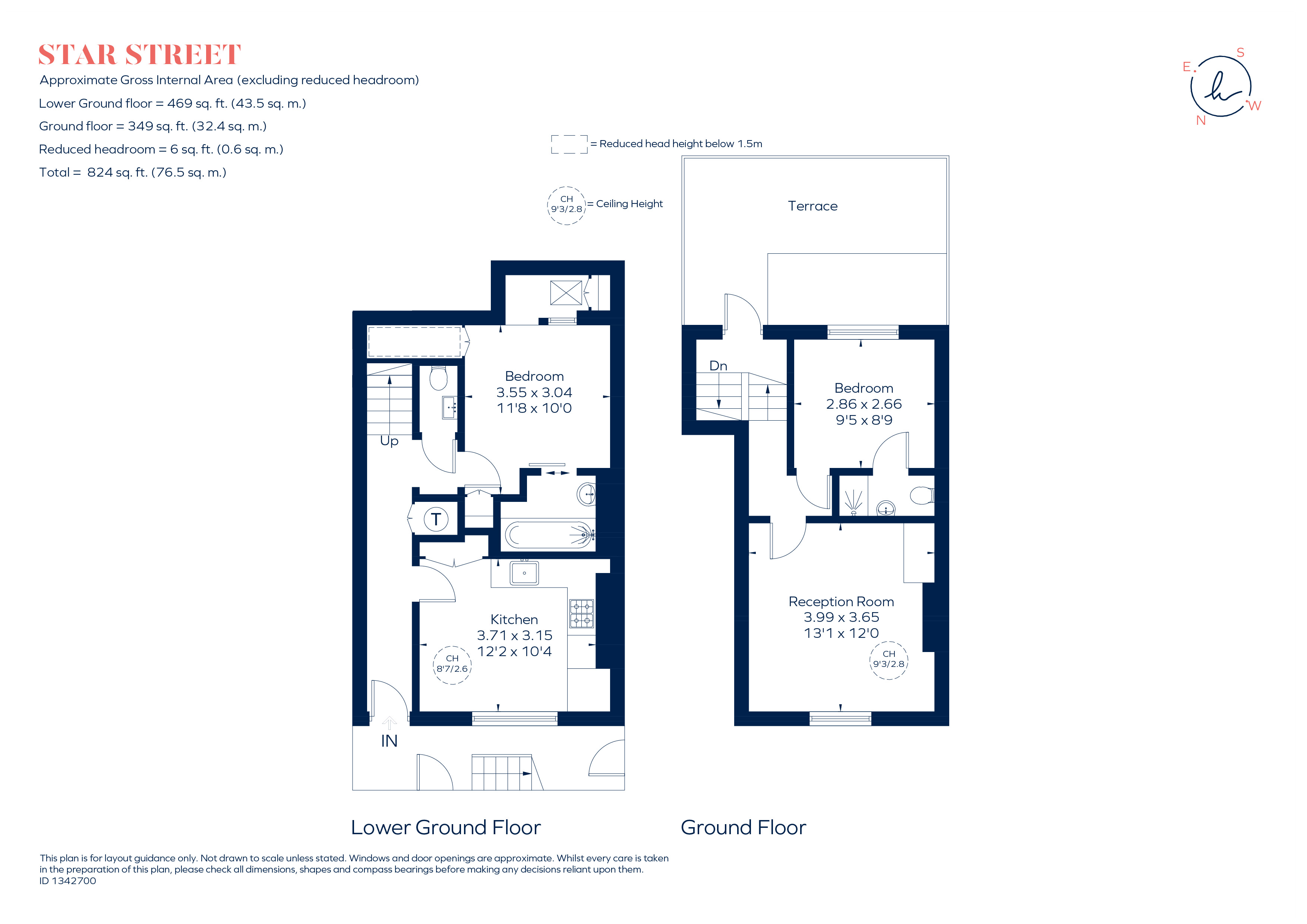 Star Street, London floorplan