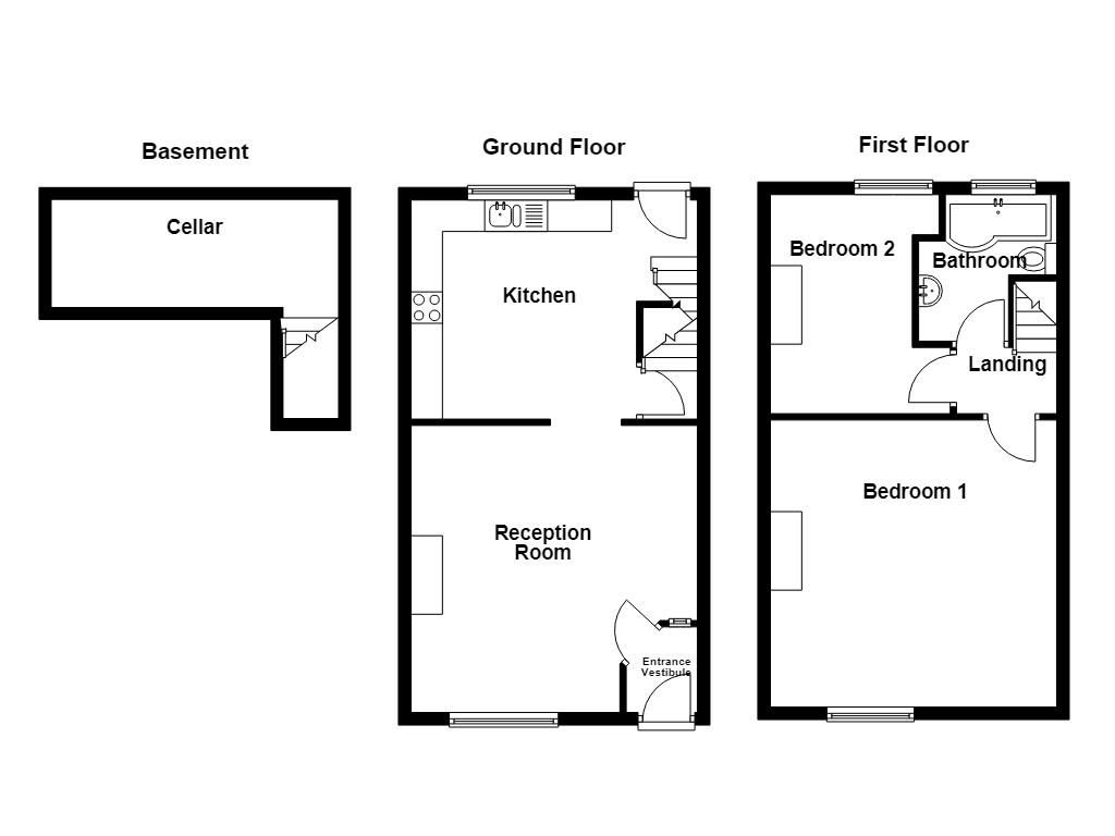 172, Market Street, Bury floorplan